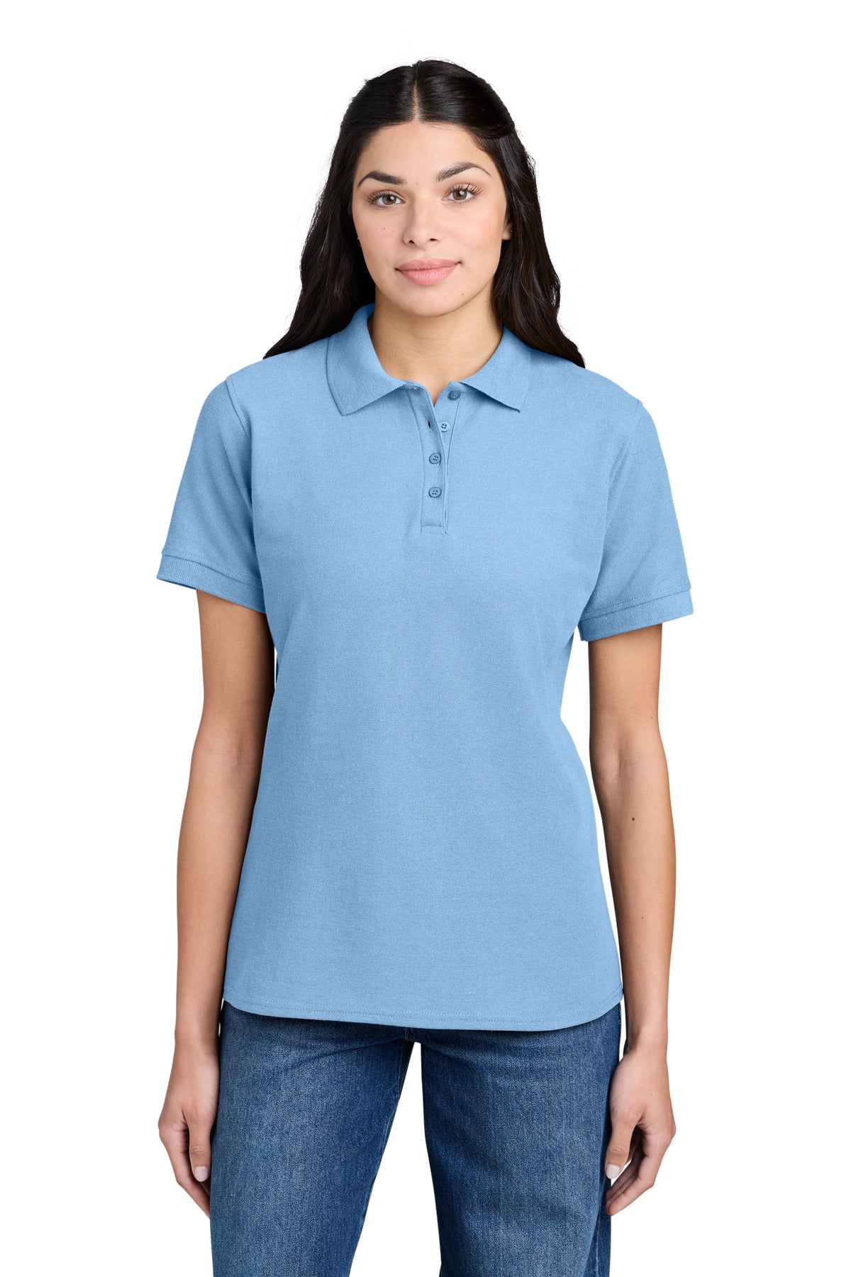 Port & Co ® Women's Core Blend Pique Polo. LKP155