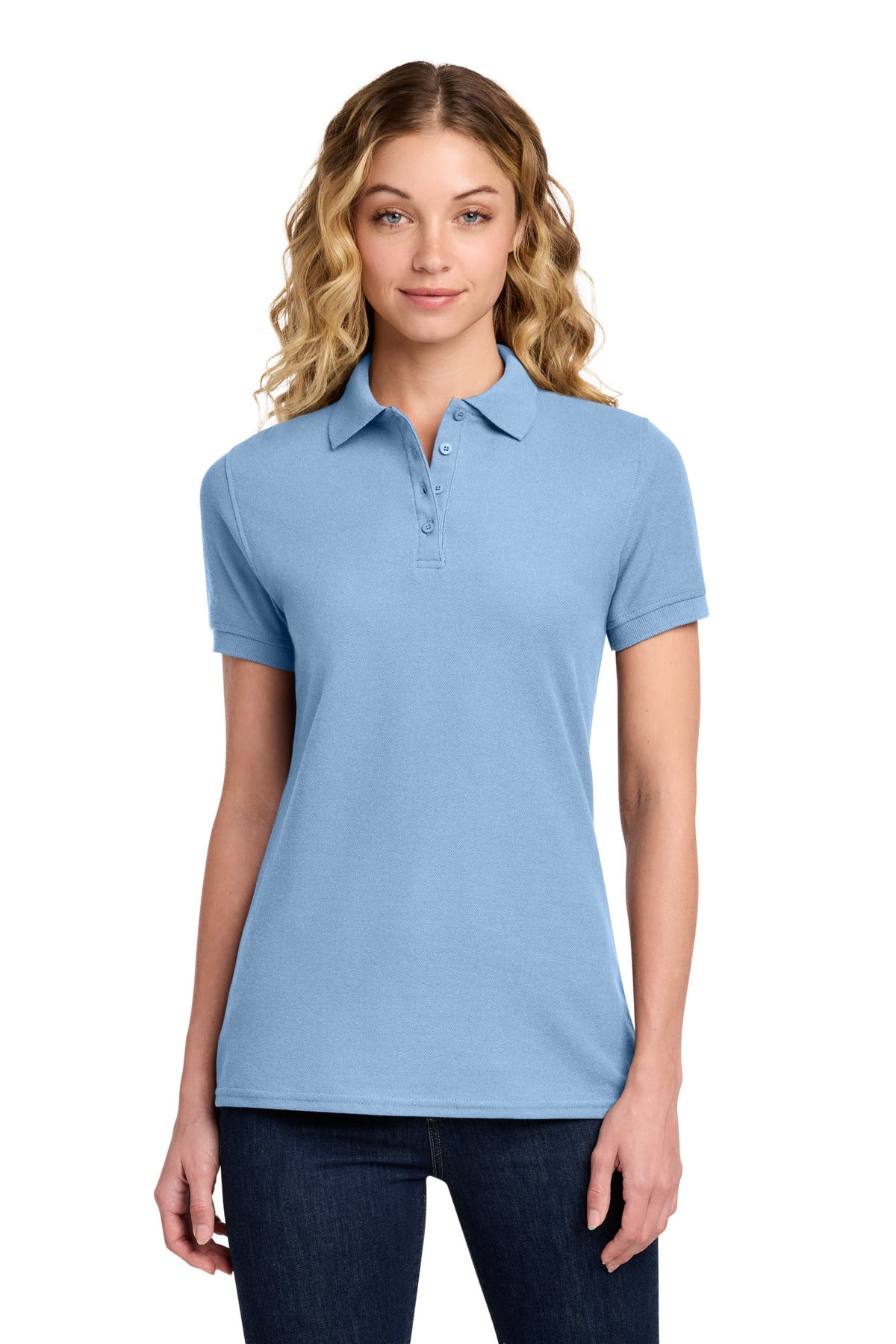 Port & Co ™ Women's Core Blend Pique Polo. LKP155