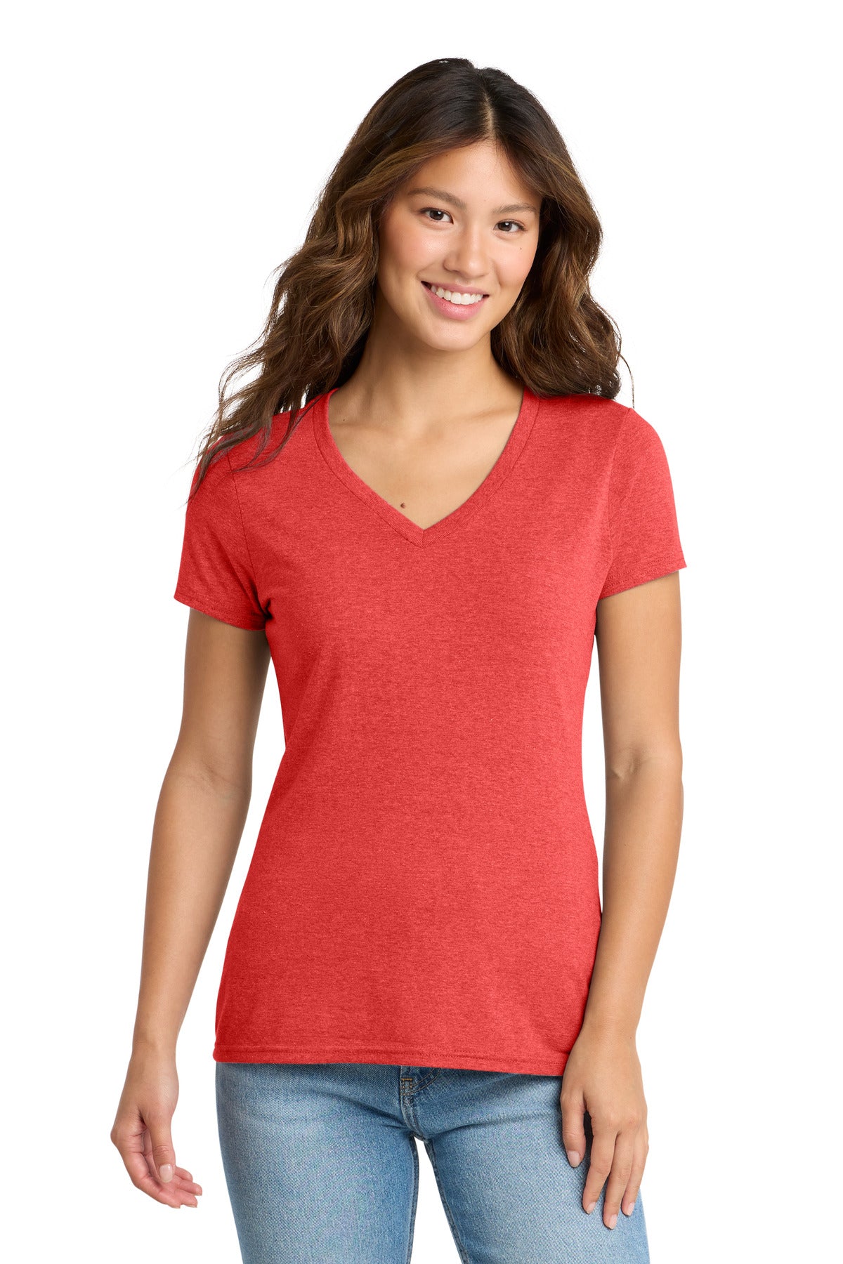 Port & Co ® Women's Tri-Blend V-Neck Tee. LPC330V