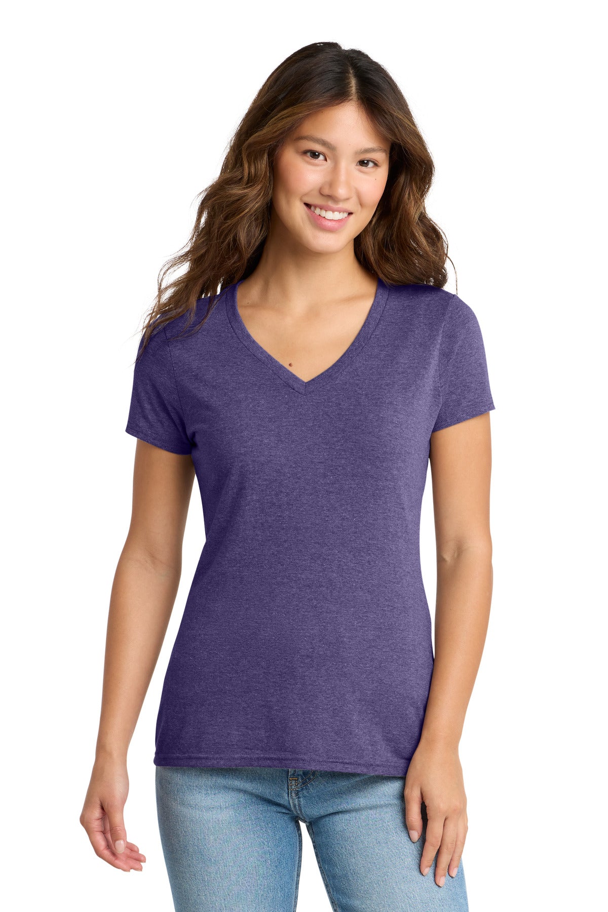 Port & Co ® Women's Tri-Blend V-Neck Tee. LPC330V