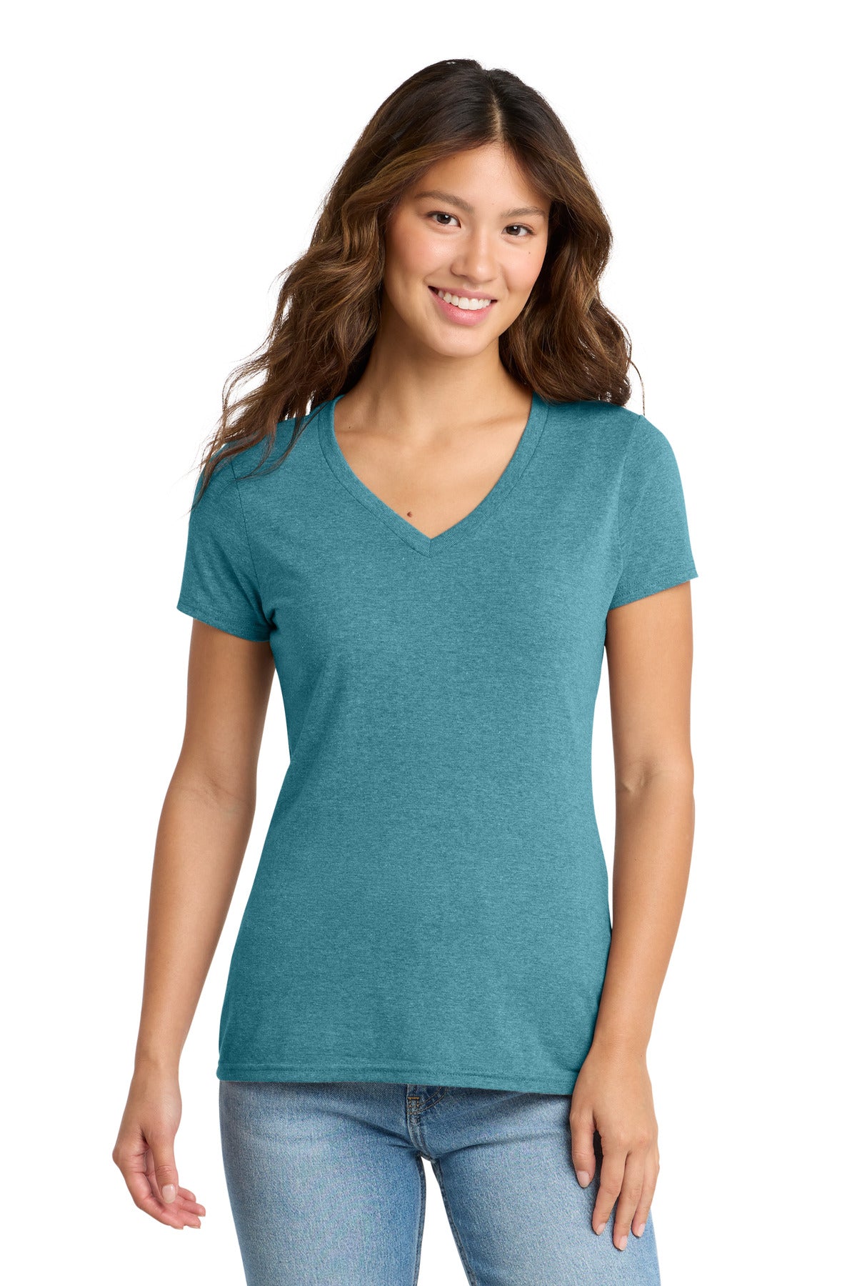 Port & Co ® Women's Tri-Blend V-Neck Tee. LPC330V