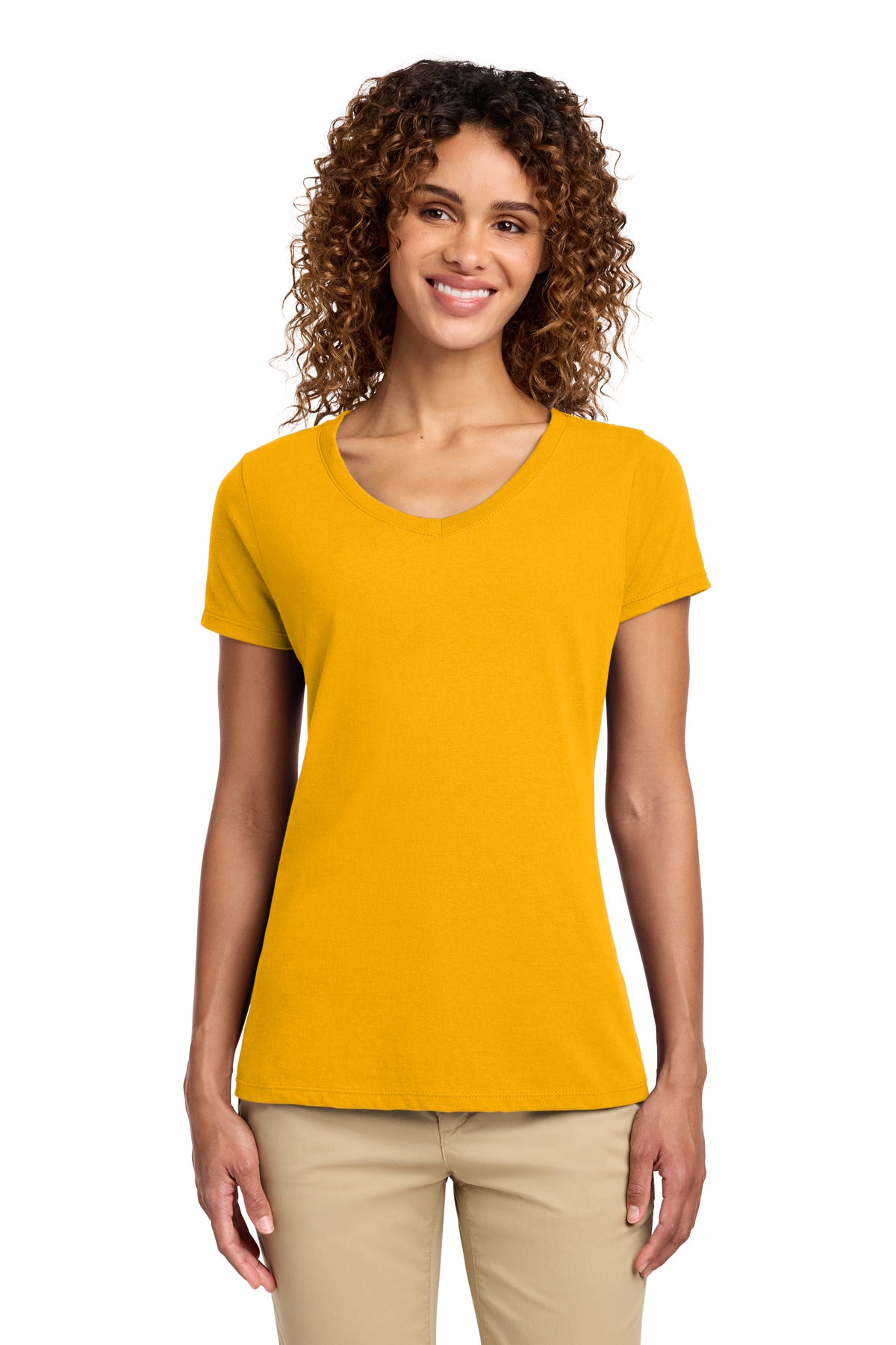 Port & Co ® Women's Fan Favorite V-Neck Tee. LPC450V