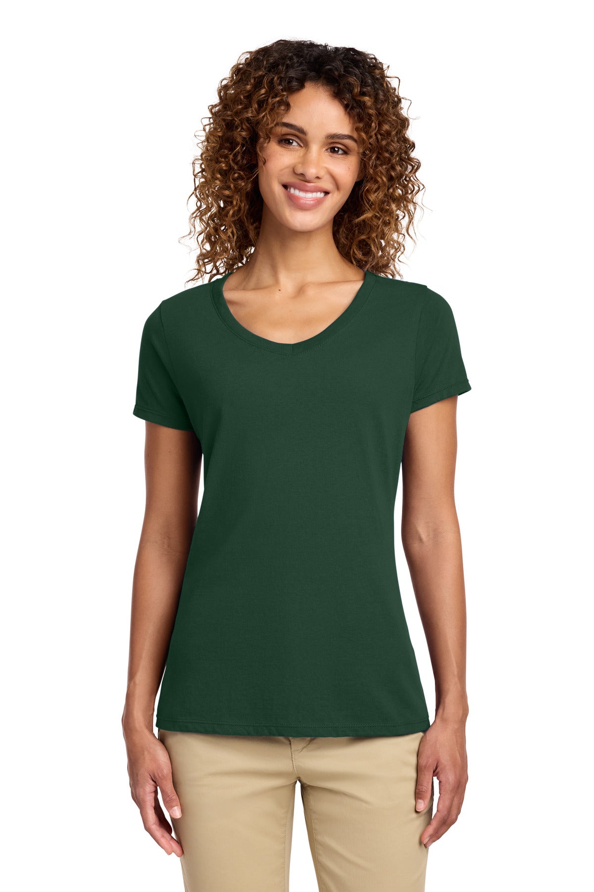 Port & Co ® Women's Fan Favorite V-Neck Tee. LPC450V