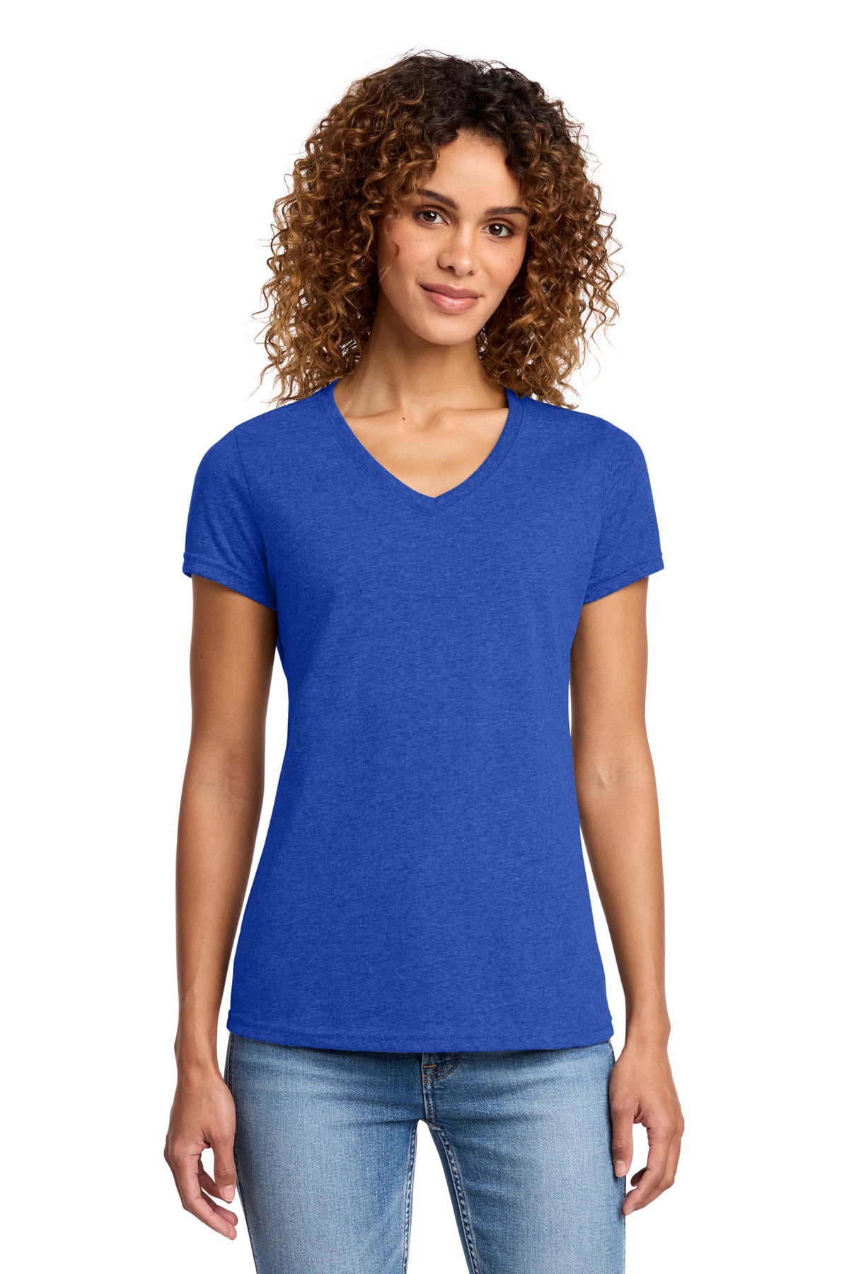 Port & Co ® Women's Fan Favorite ™ Blend V-Neck Tee. LPC455V