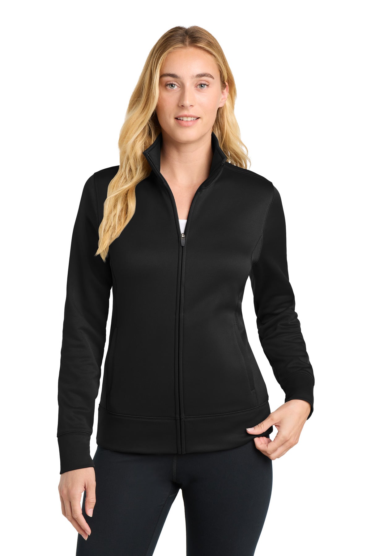 Sport-Tek ® Women's Sport-Wick ® Fleece Full-Zip Jacket. LST241