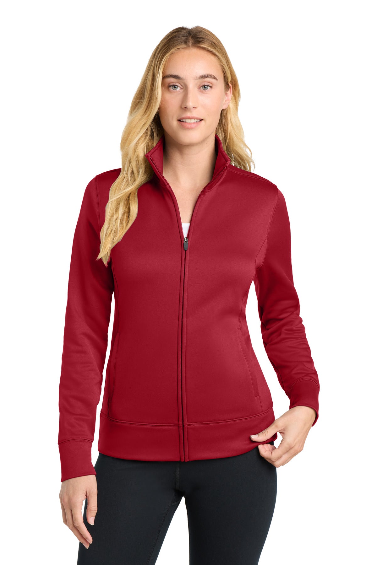 Sport-Tek ® Women's Sport-Wick ® Fleece Full-Zip Jacket. LST241