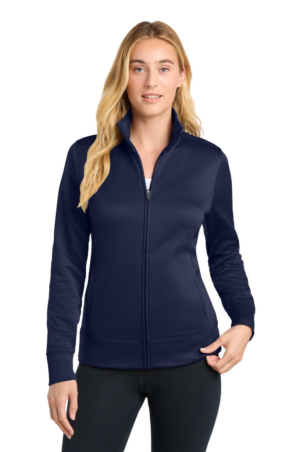 Sport-Tek ® Women's Sport-Wick ® Fleece Full-Zip Jacket. LST241