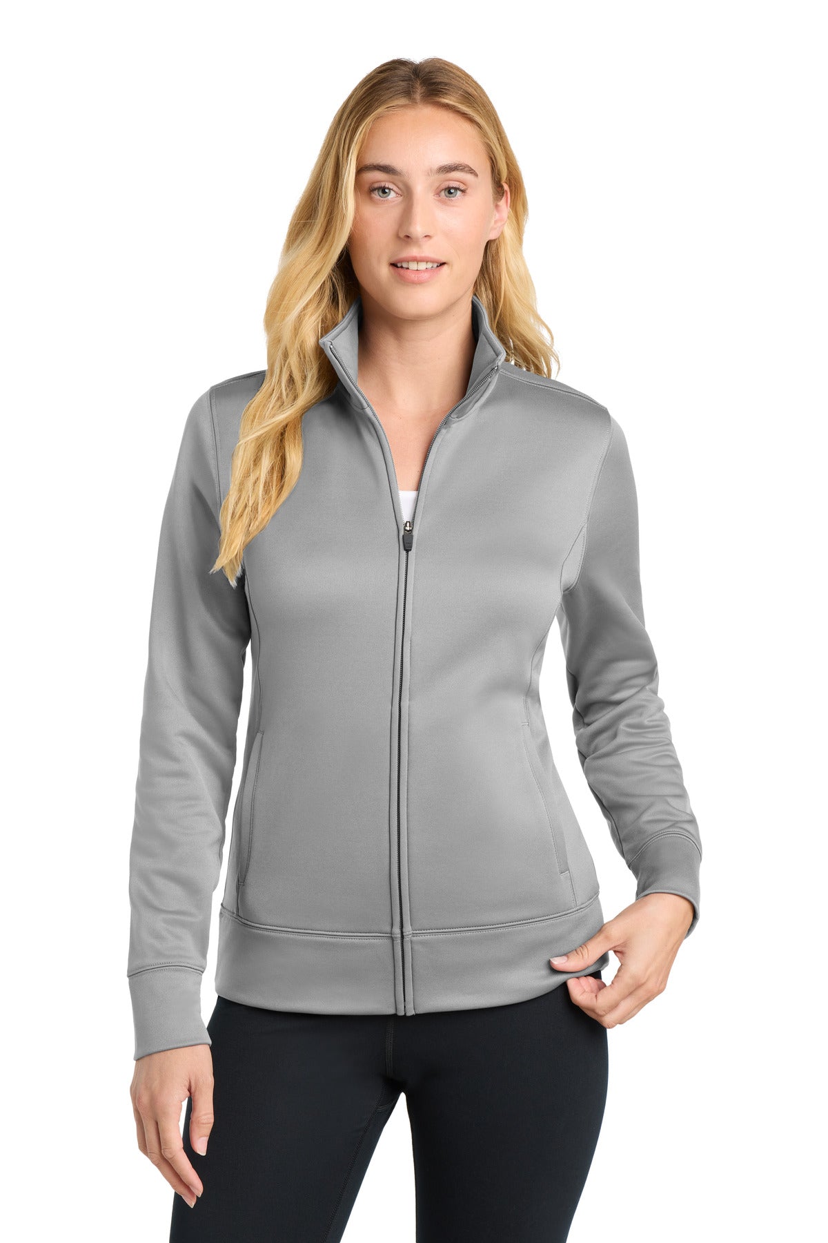 Sport-Tek ® Women's Sport-Wick ® Fleece Full-Zip Jacket. LST241