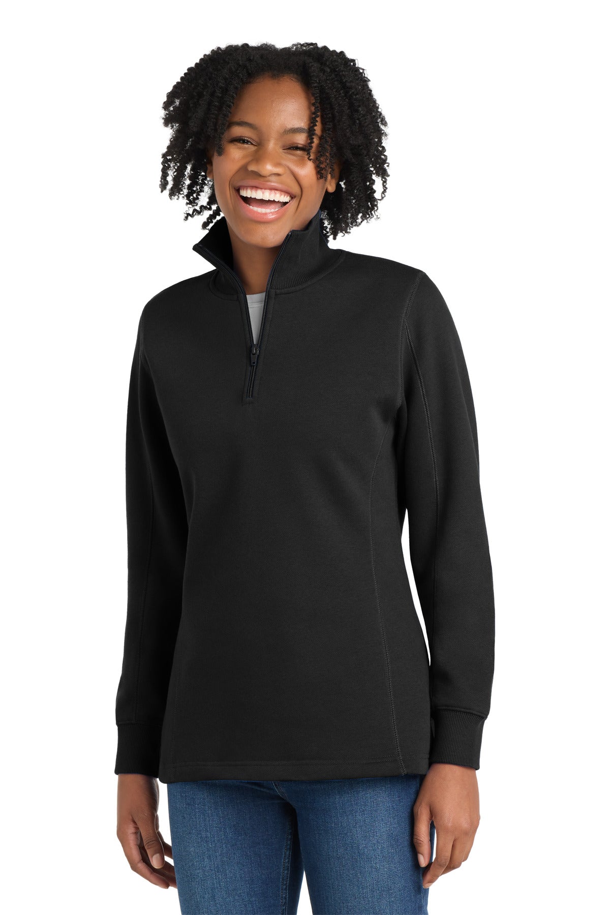 Sport-Tek ® Women's 1/4-Zip Sweatshirt. LST253