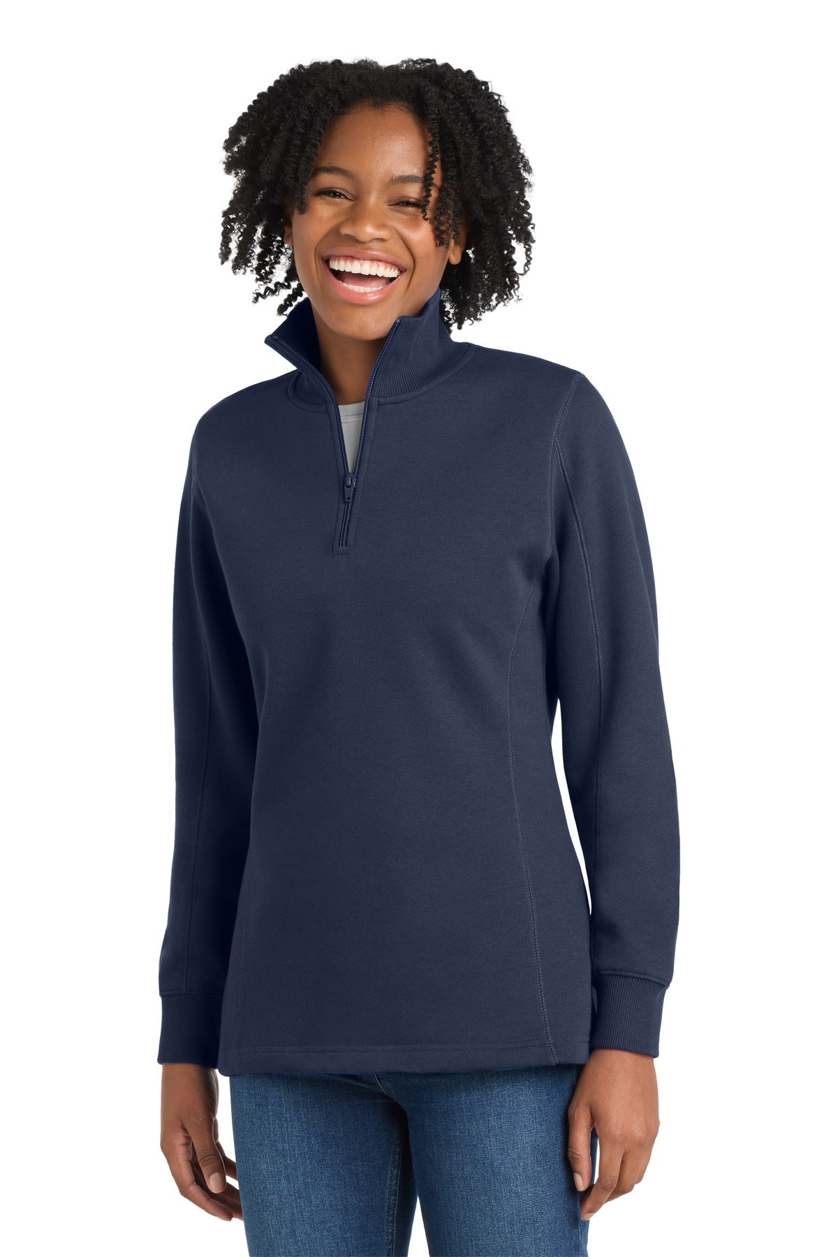 Sport-Tek ® Women's 1/4-Zip Sweatshirt. LST253