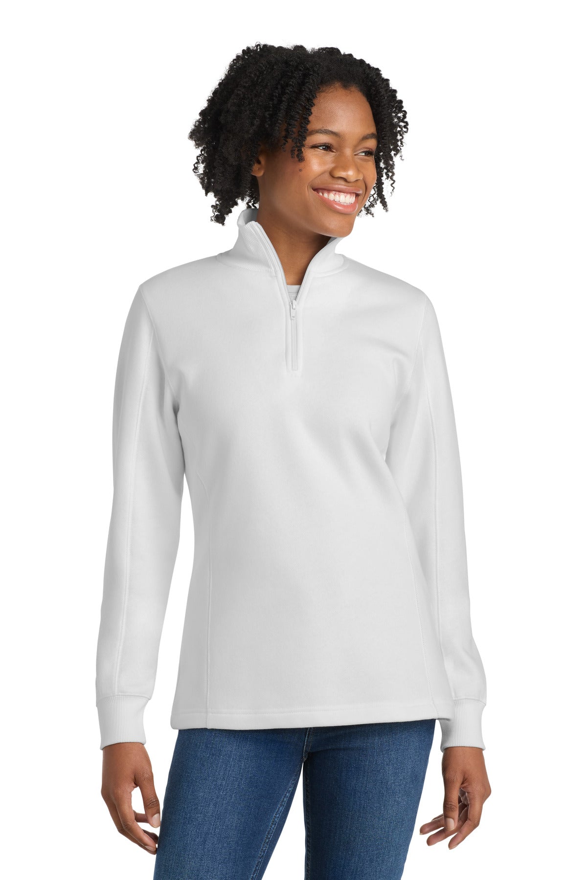 Sport-Tek ® Women's 1/4-Zip Sweatshirt. LST253