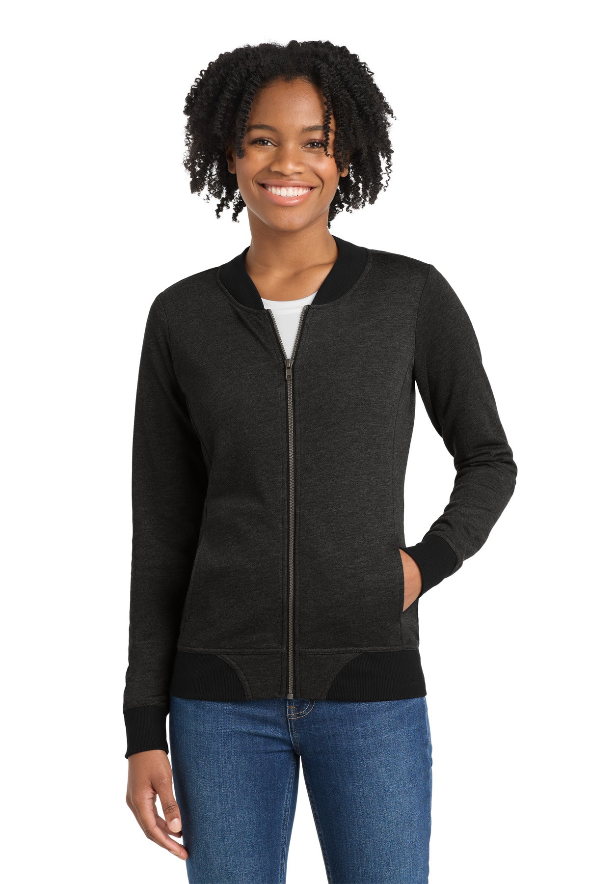 Sport-Tek ® Women's Lightweight French Terry Bomber LST274