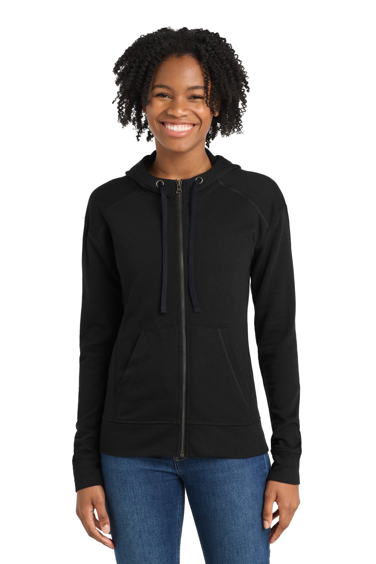 Sport-Tek ® Women's PosiCharge ® Tri-Blend Wicking Fleece Full-Zip Hooded Jacket LST293