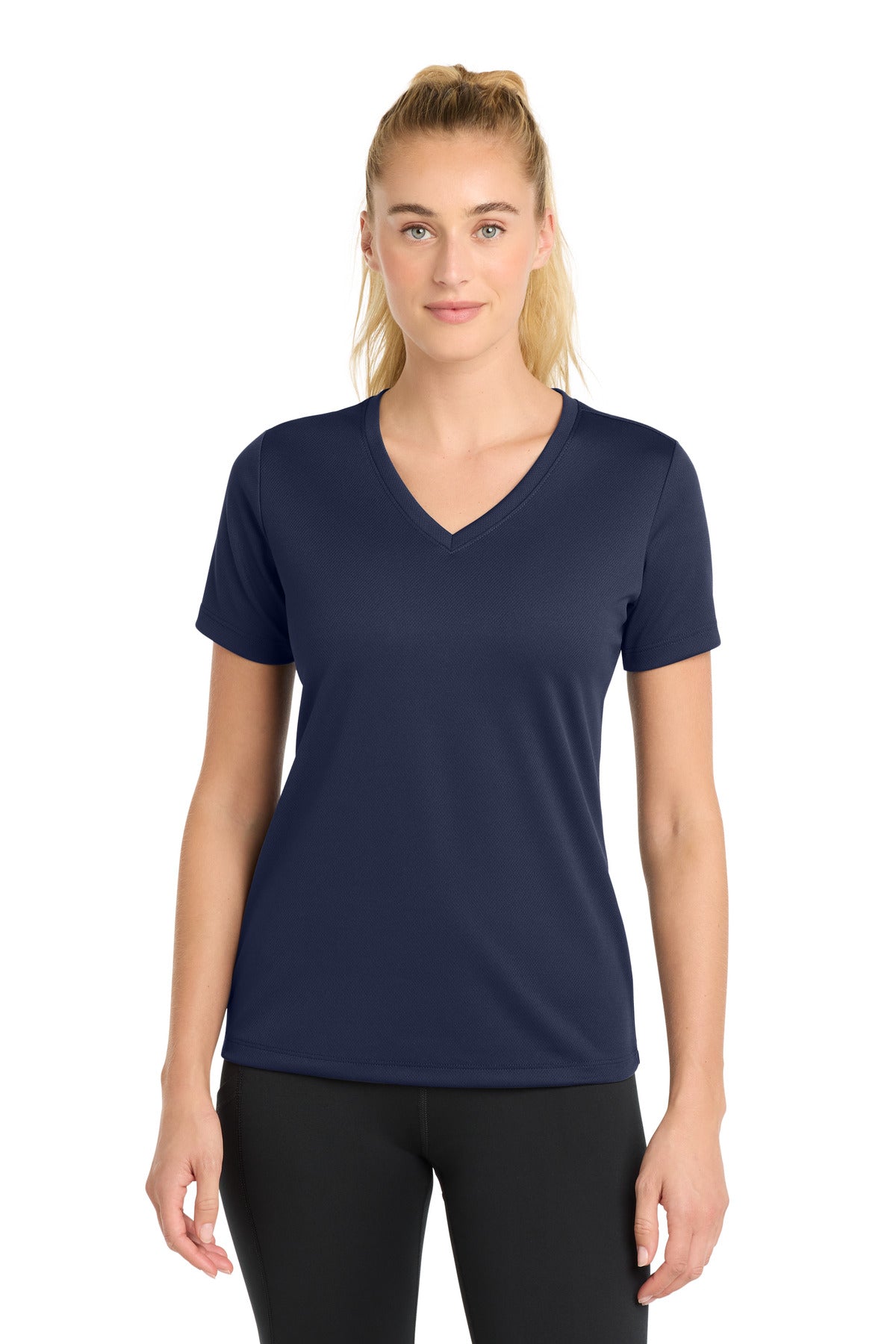 Sport-Tek ® Women's PosiCharge ® RacerMesh ® V-Neck Tee. LST340