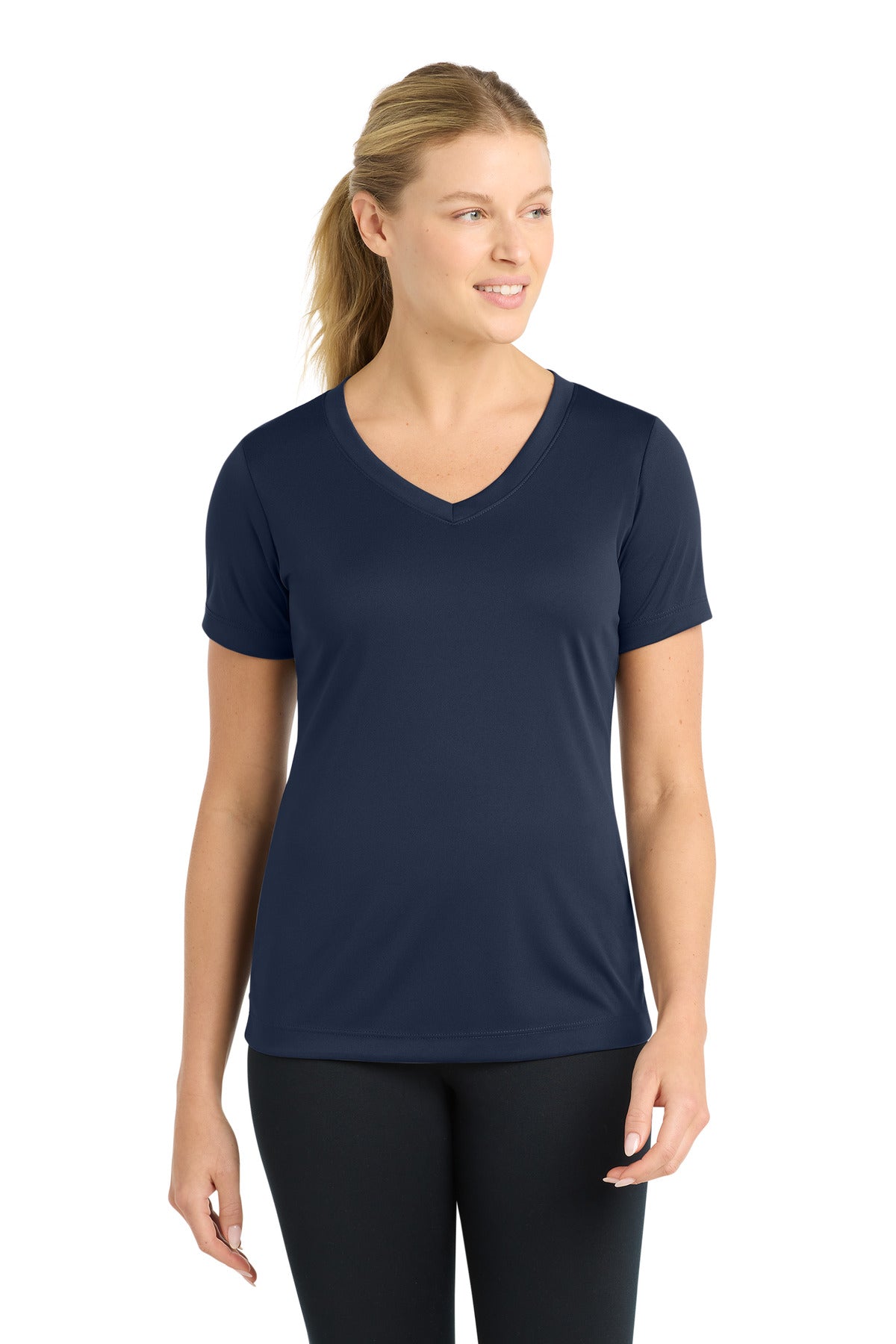 Sport-Tek ® Women's PosiCharge ® Competitor™ V-Neck Tee. LST353