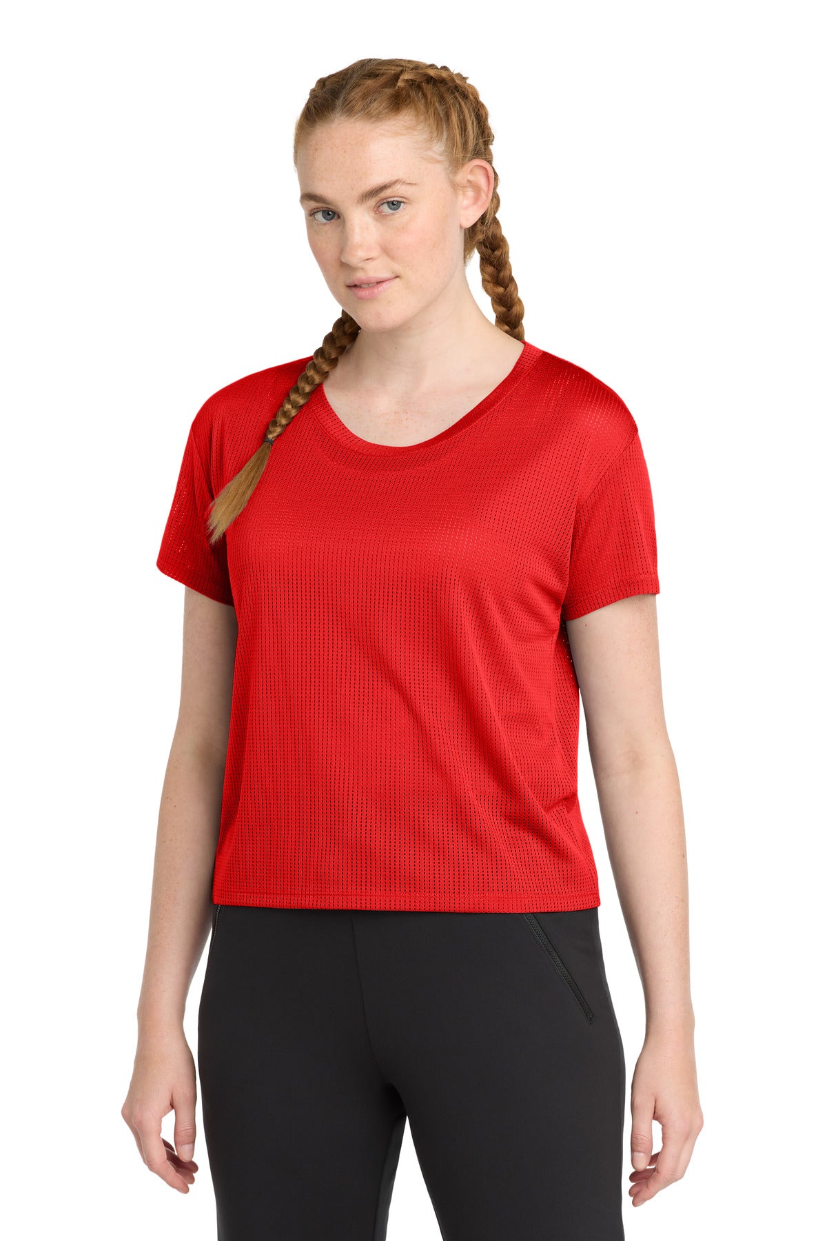 Sport-Tek ® Women's PosiCharge ® Draft Crop Tee. LST411