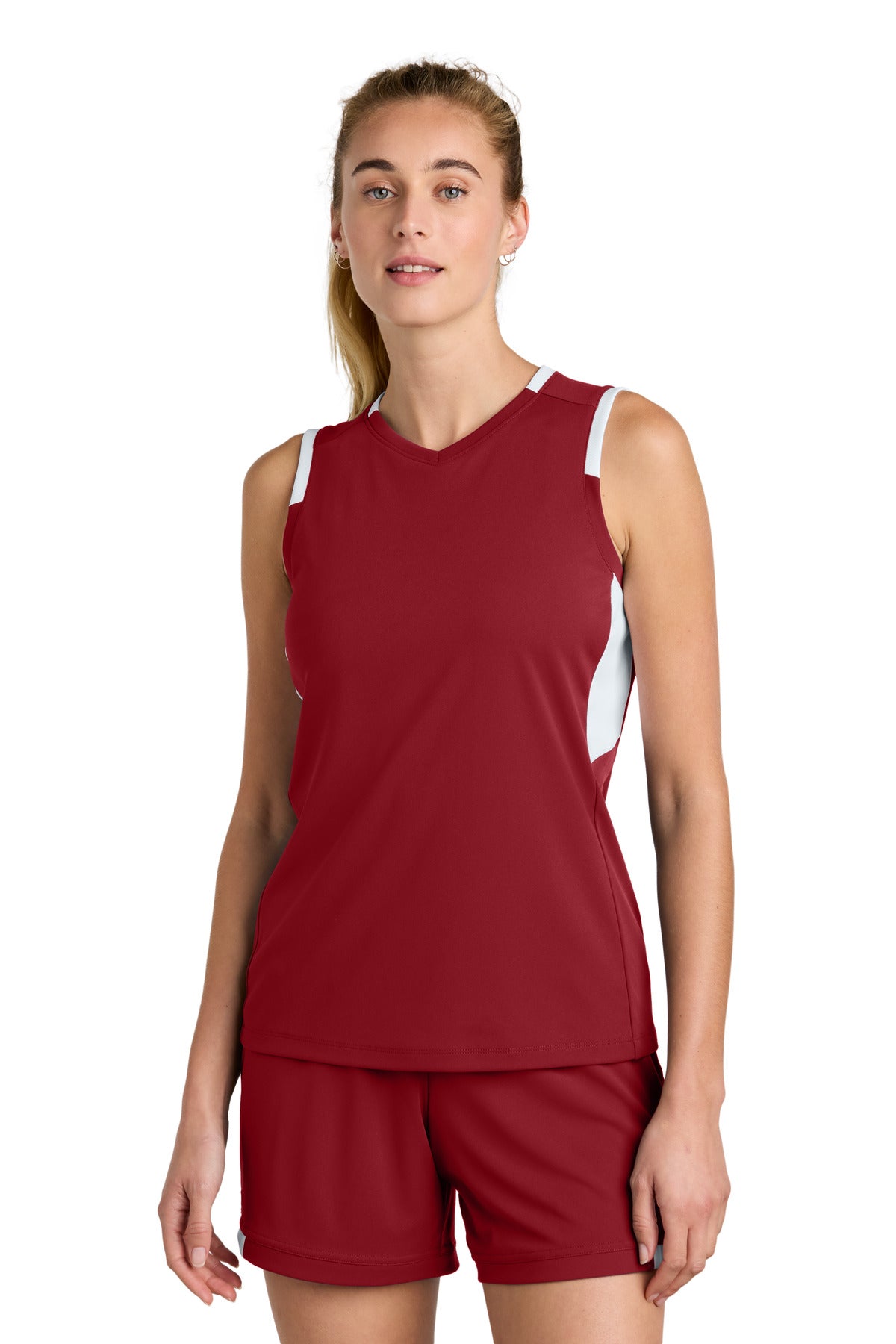 Sport-Tek ® Women's Club Sleeveless V-Neck LST441
