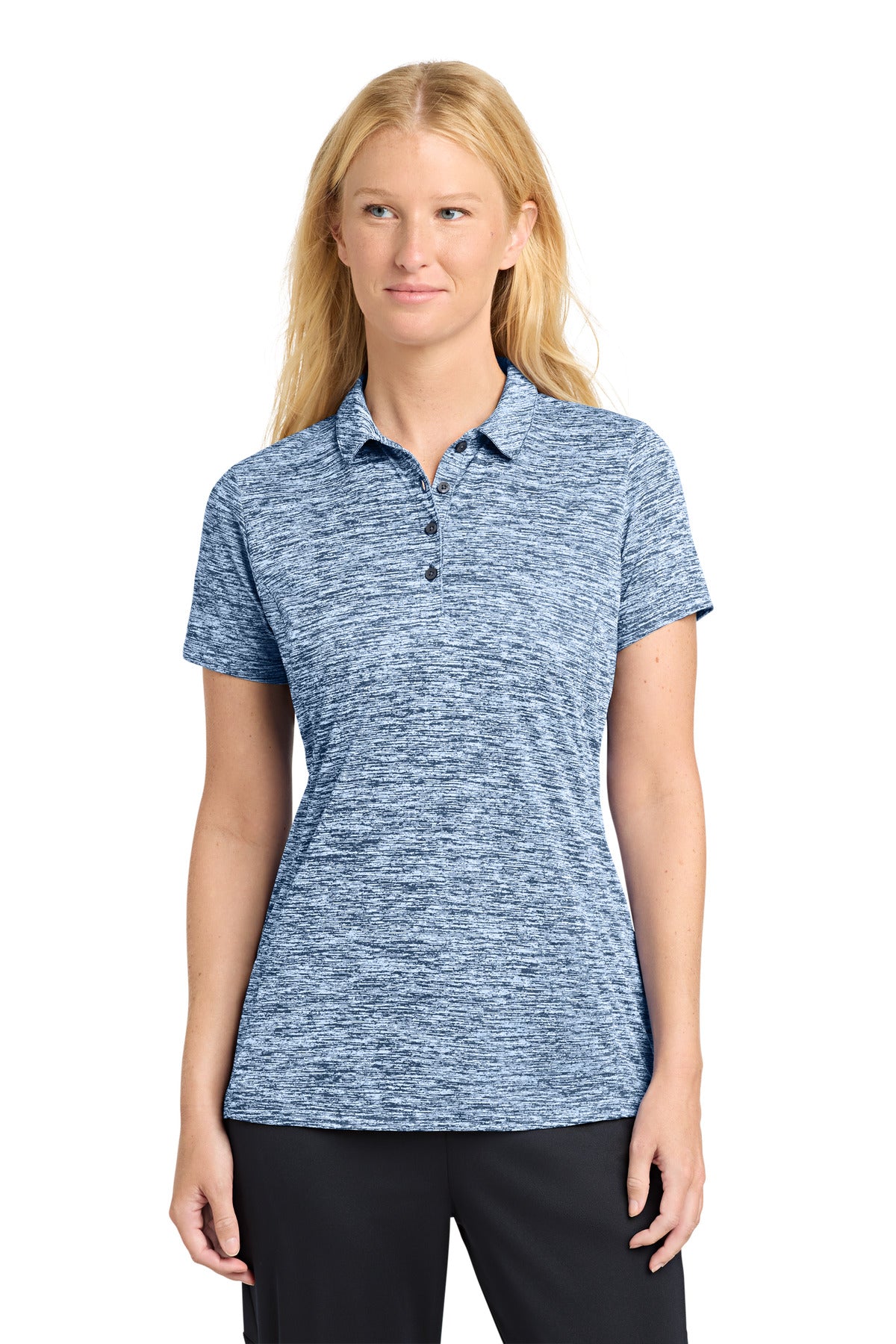 Sport-Tek ® Women's PosiCharge ® Electric Heather Polo. LST590