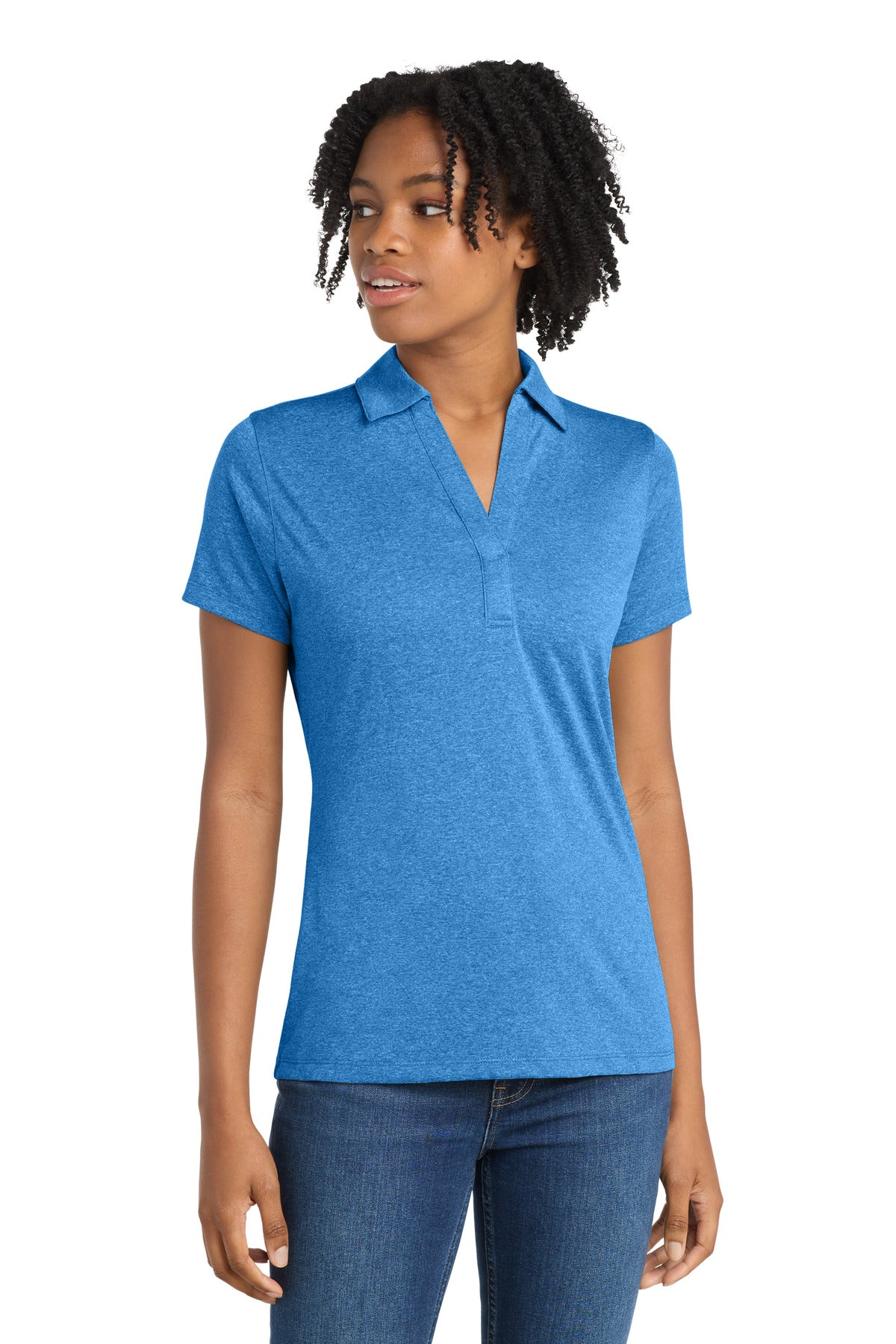 Sport-Tek ® Women's Heather Contender™ Polo. LST660