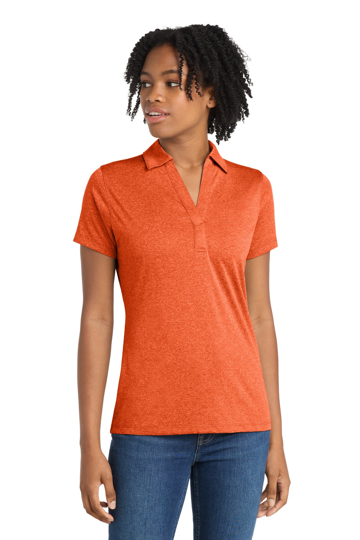 Sport-Tek ® Women's Heather Contender™ Polo. LST660