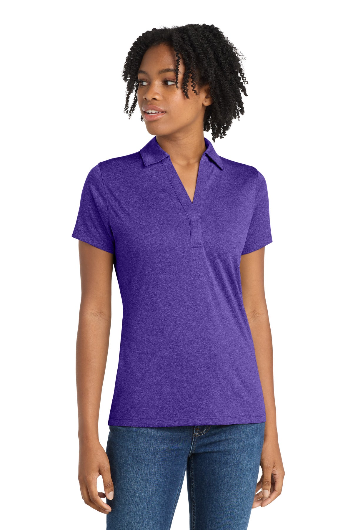 Sport-Tek ® Women's Heather Contender™ Polo. LST660