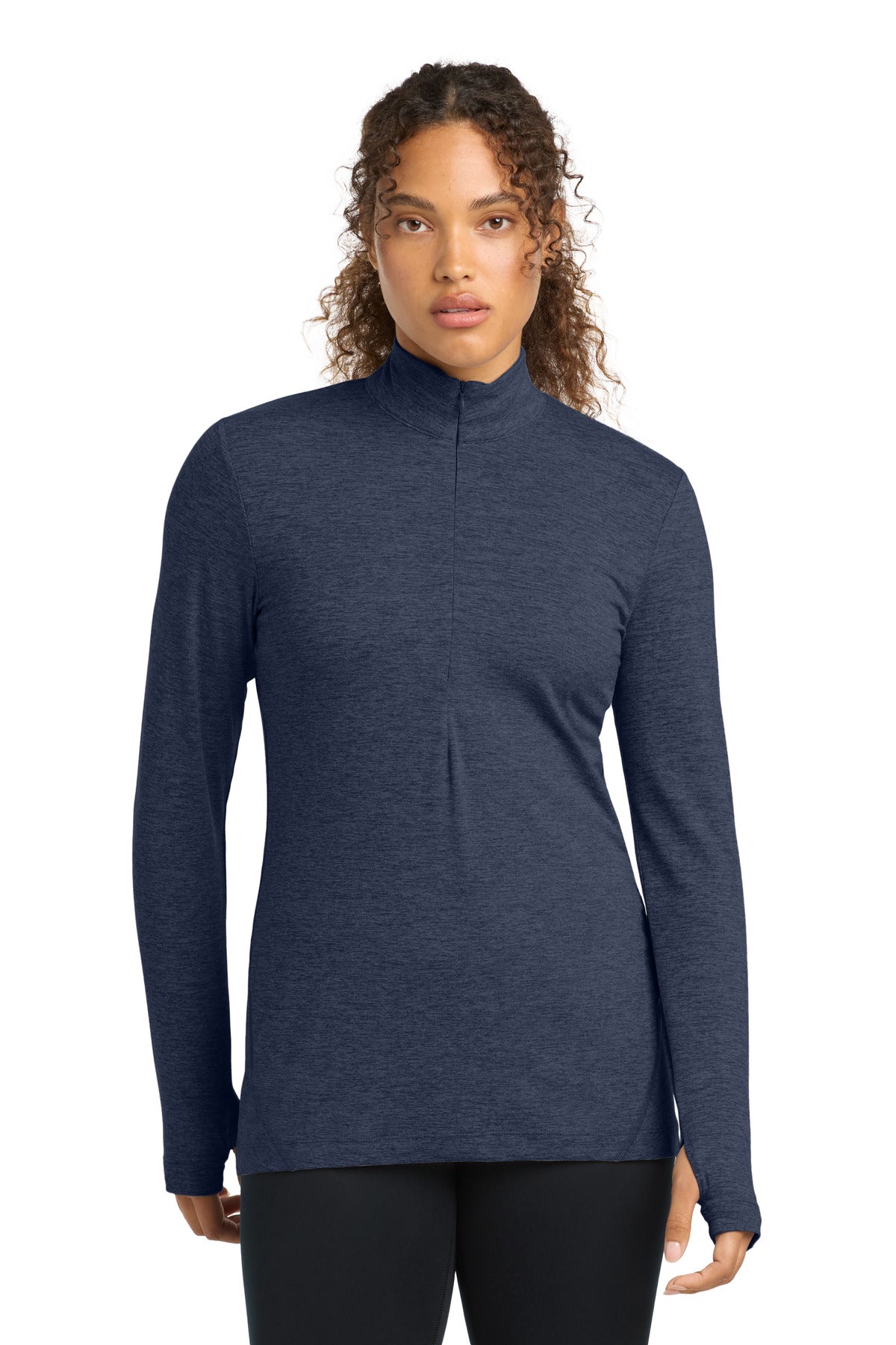 Sport-Tek ® Women's Exchange 1.5 Long Sleeve 1/2-Zip LST711