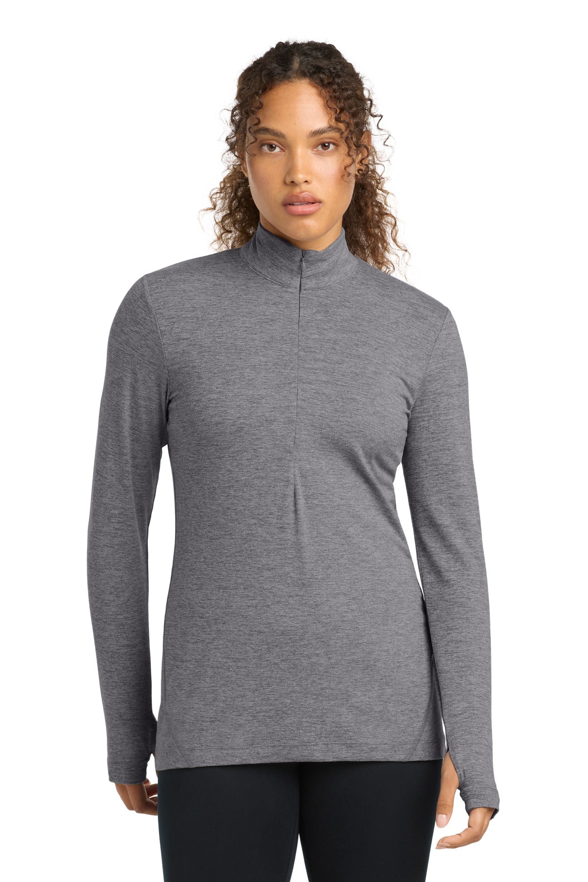 Sport-Tek ® Women's Exchange 1.5 Long Sleeve 1/2-Zip LST711