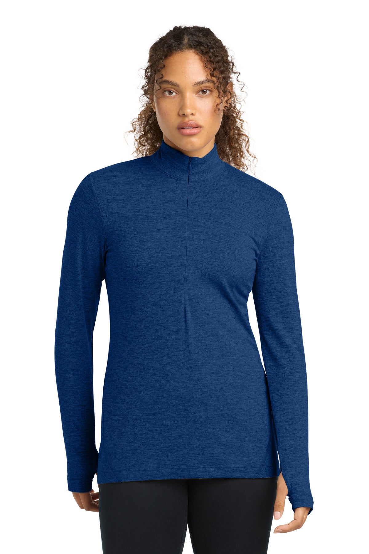 Sport-Tek ® Women's Exchange 1.5 Long Sleeve 1/2-Zip LST711