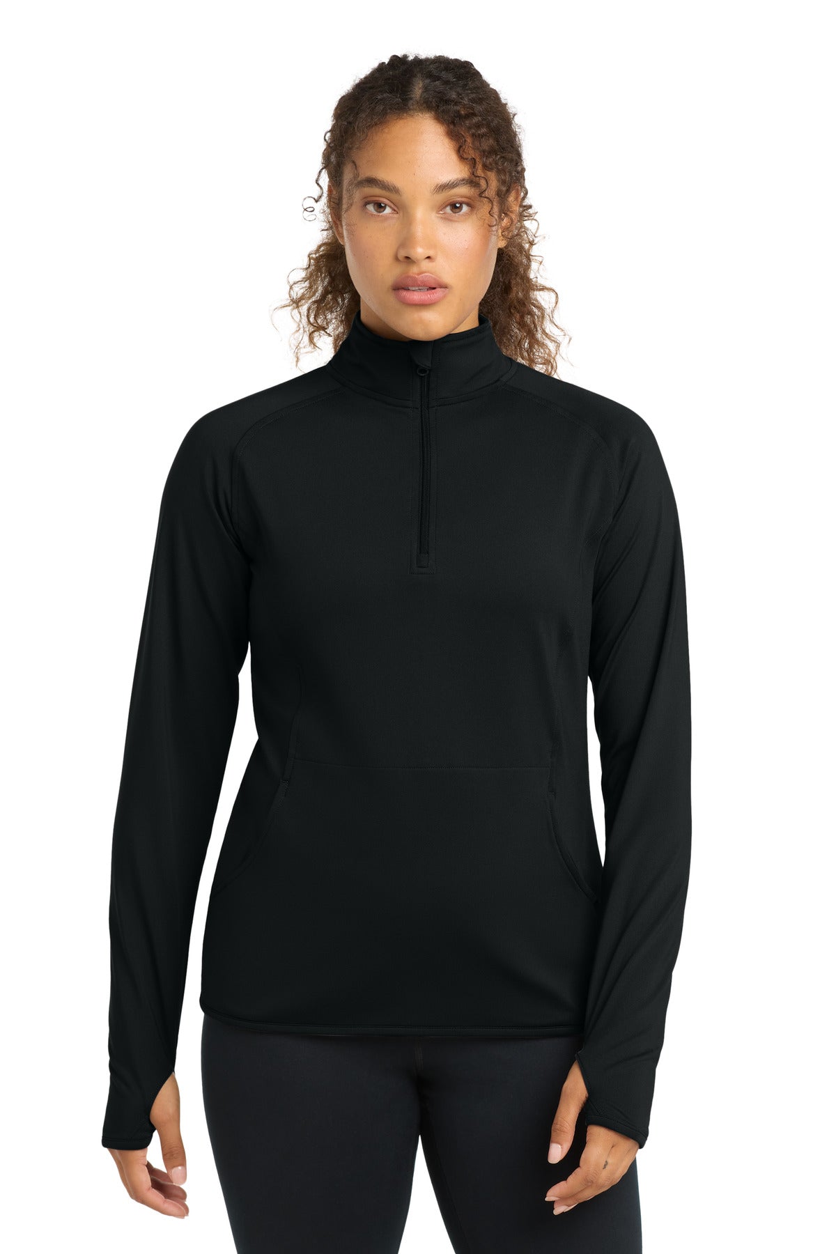 Sport-Tek ® Women's Sport-Wick ® Stretch 1/4-Zip Pullover. LST850