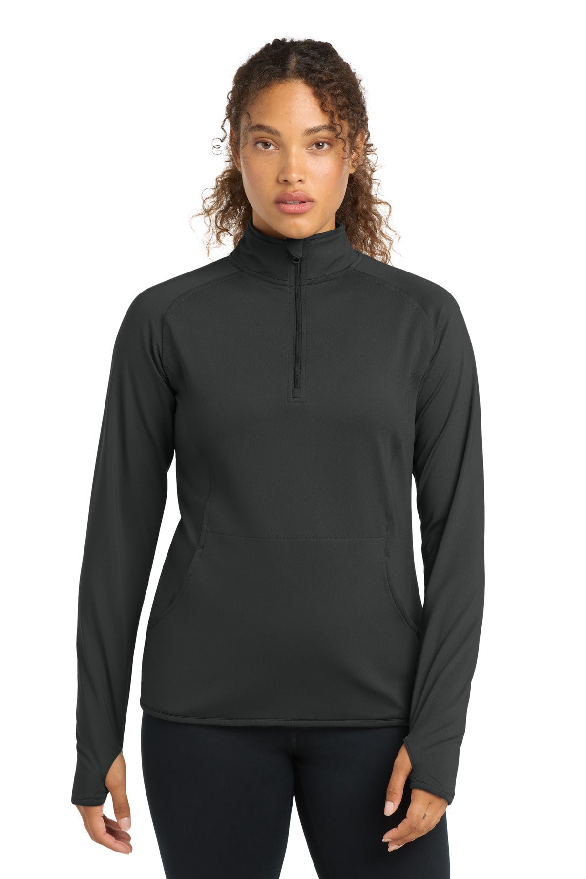 Sport-Tek ® Women's Sport-Wick ® Stretch 1/4-Zip Pullover. LST850