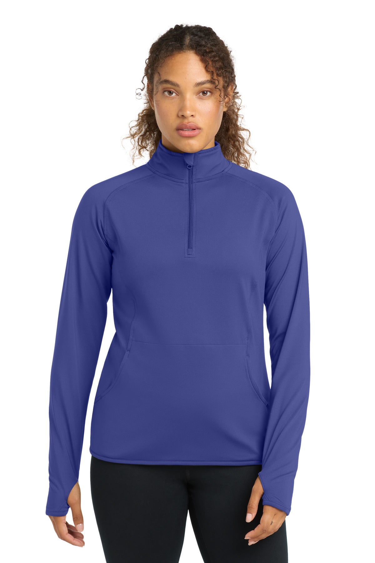 Sport-Tek ® Women's Sport-Wick ® Stretch 1/4-Zip Pullover. LST850