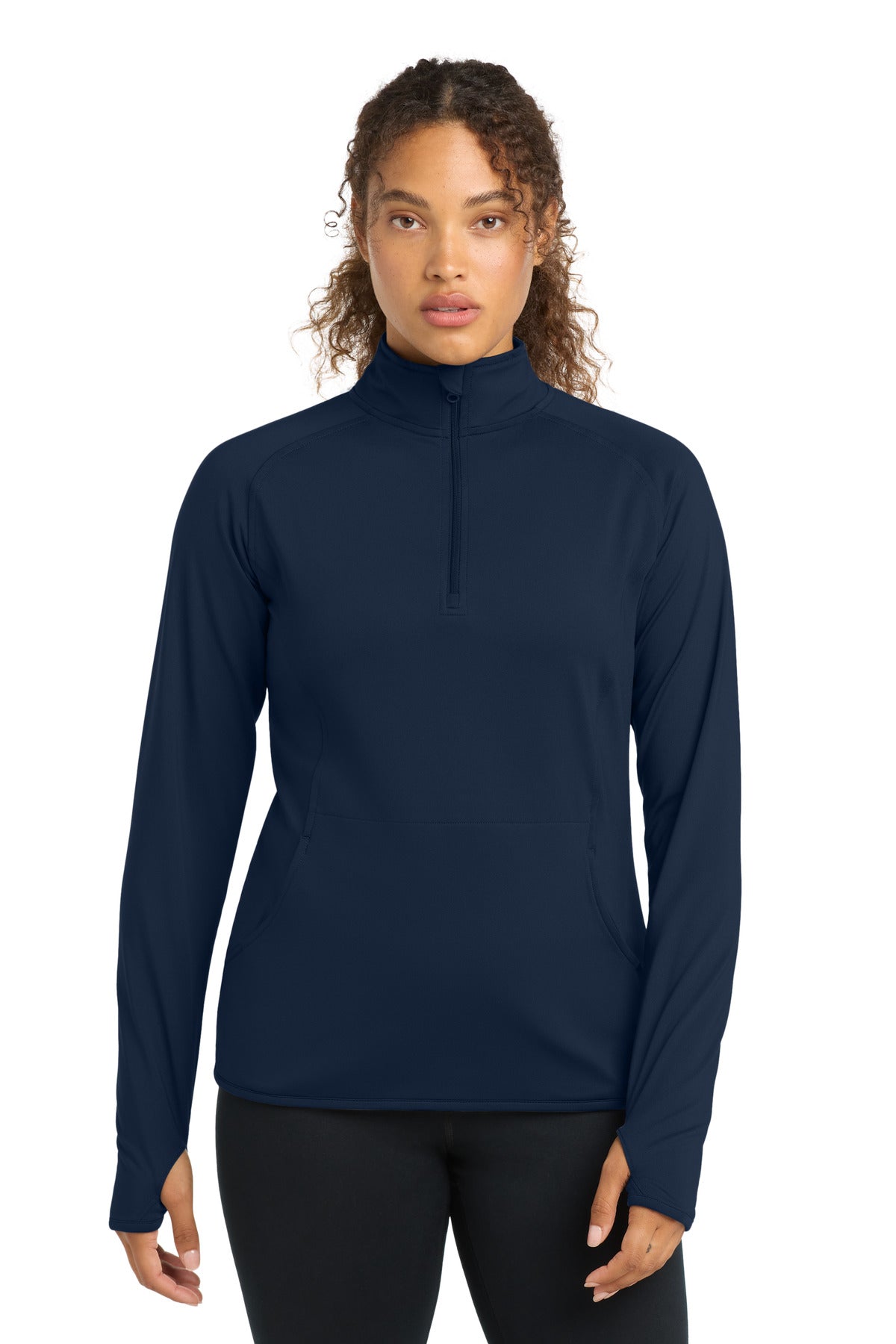 Sport-Tek ® Women's Sport-Wick ® Stretch 1/4-Zip Pullover. LST850