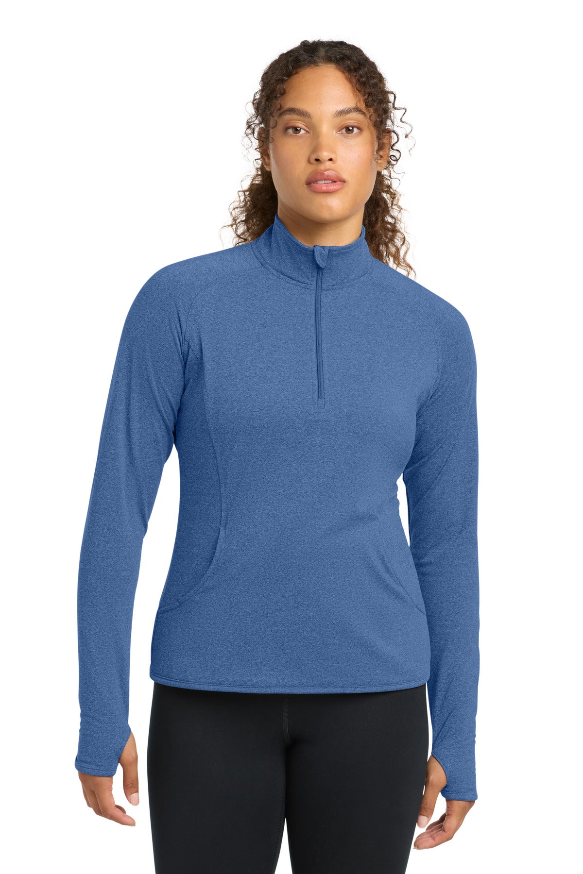 Sport-Tek ® Women's Sport-Wick ® Stretch 1/4-Zip Pullover. LST850