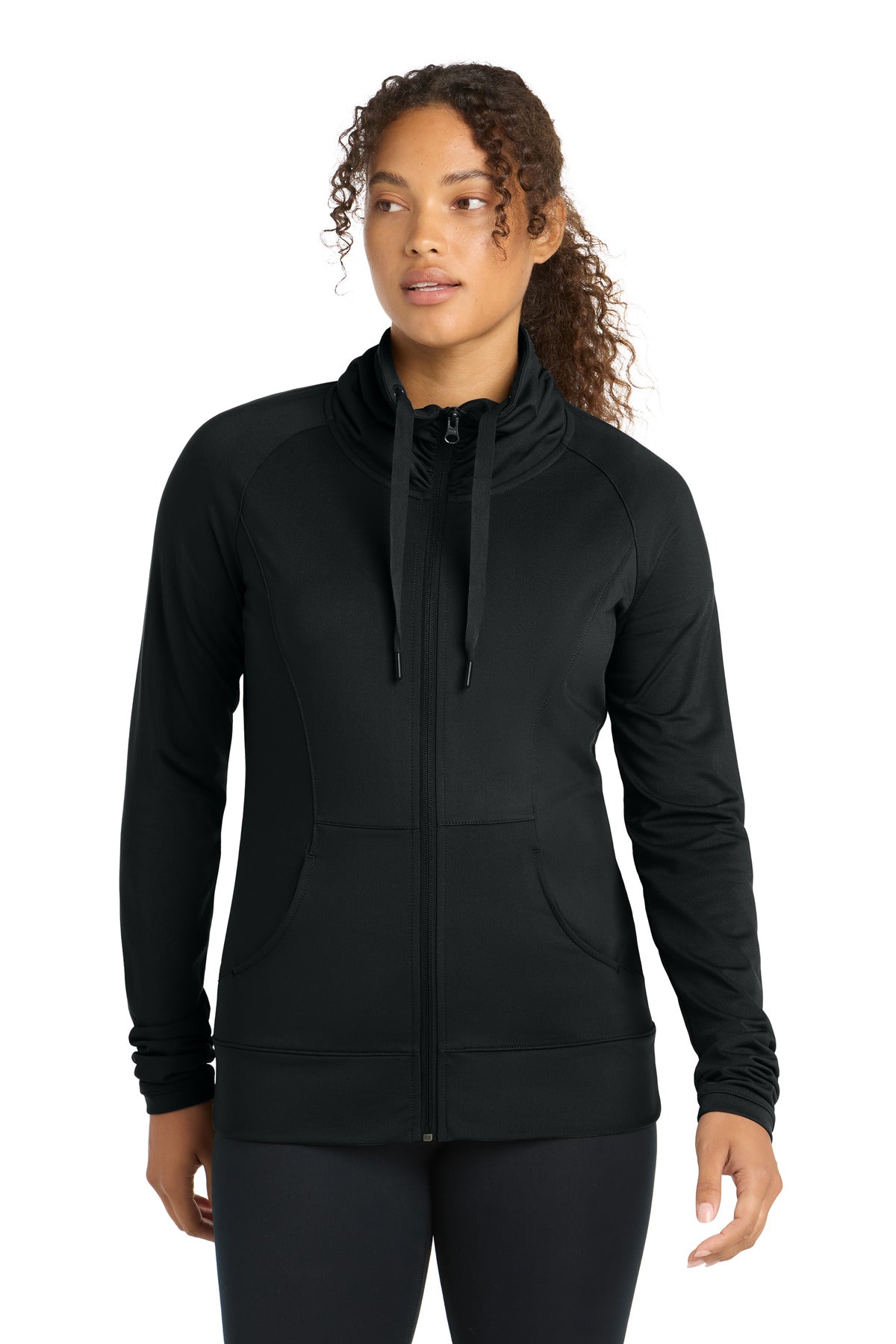 Sport-Tek ® Women's Sport-Wick ® Stretch Full-Zip Jacket. LST852