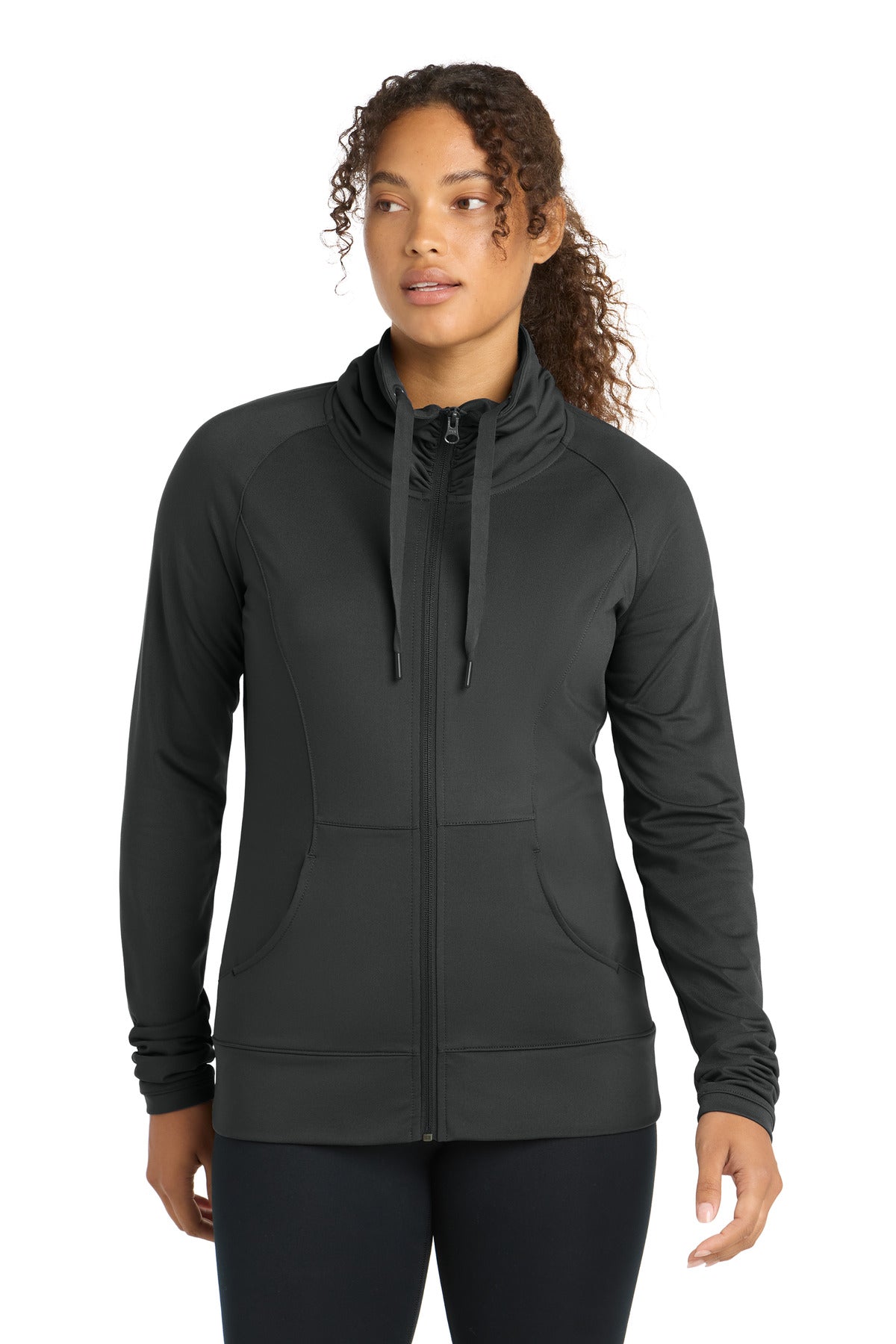 Sport-Tek ® Women's Sport-Wick ® Stretch Full-Zip Jacket. LST852