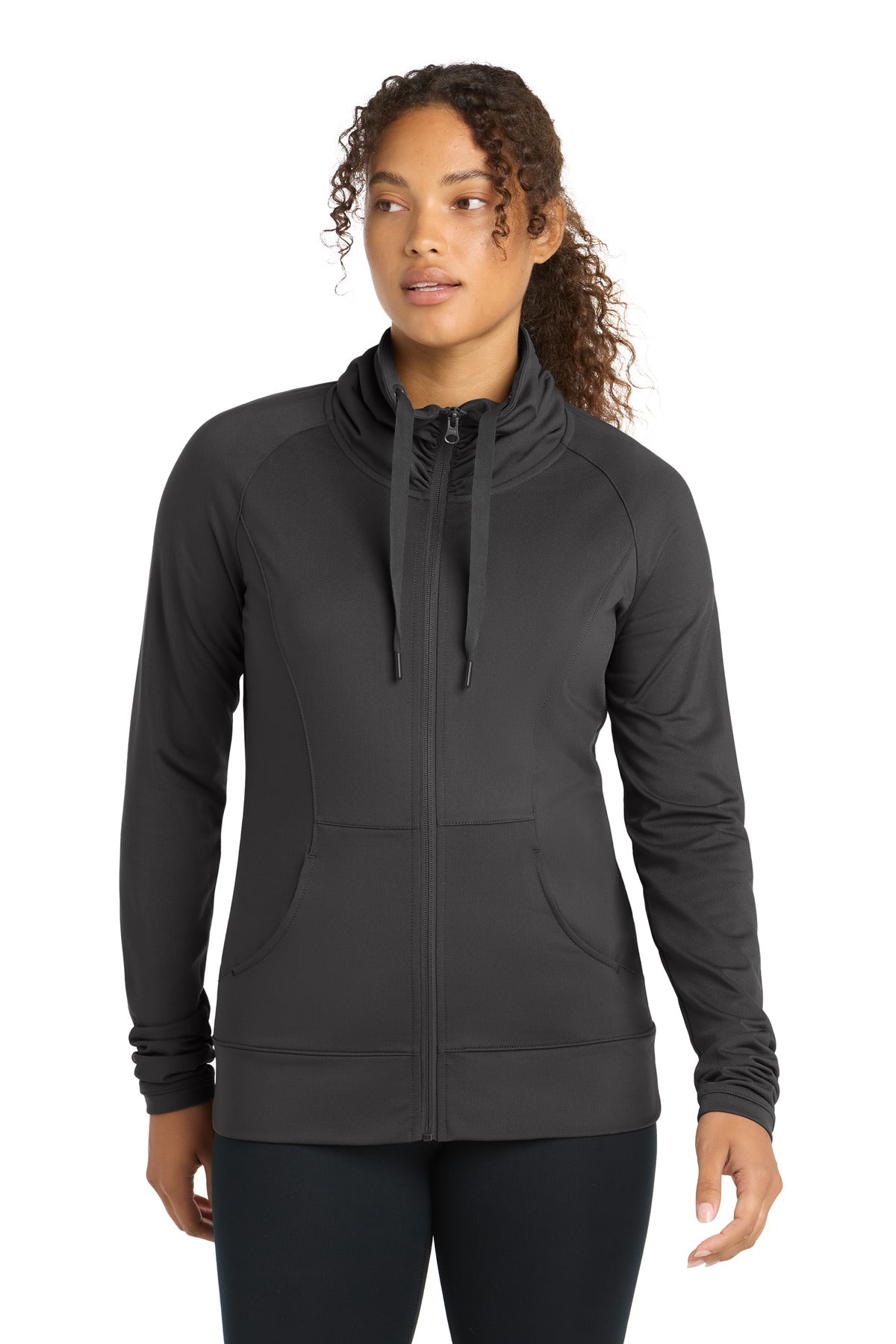 Sport-Tek ® Women's Sport-Wick ® Stretch Full-Zip Jacket. LST852