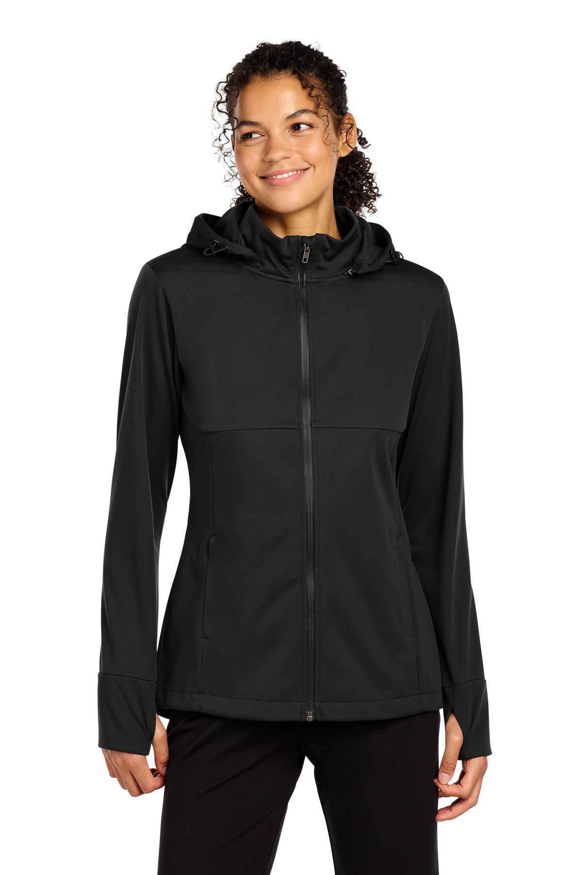 Sport-Tek ® Women's Hooded Soft Shell Jacket LST980