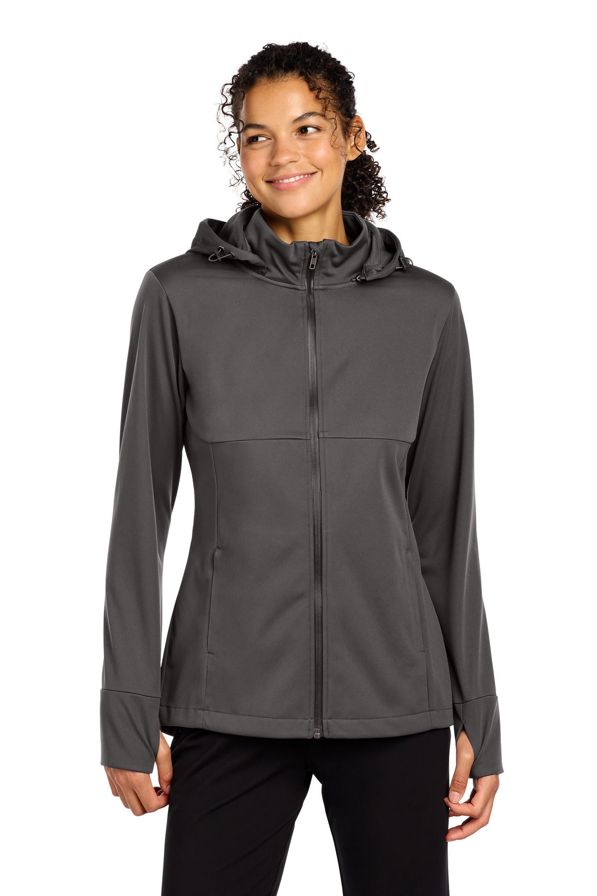 Sport-Tek ® Women's Hooded Soft Shell Jacket LST980