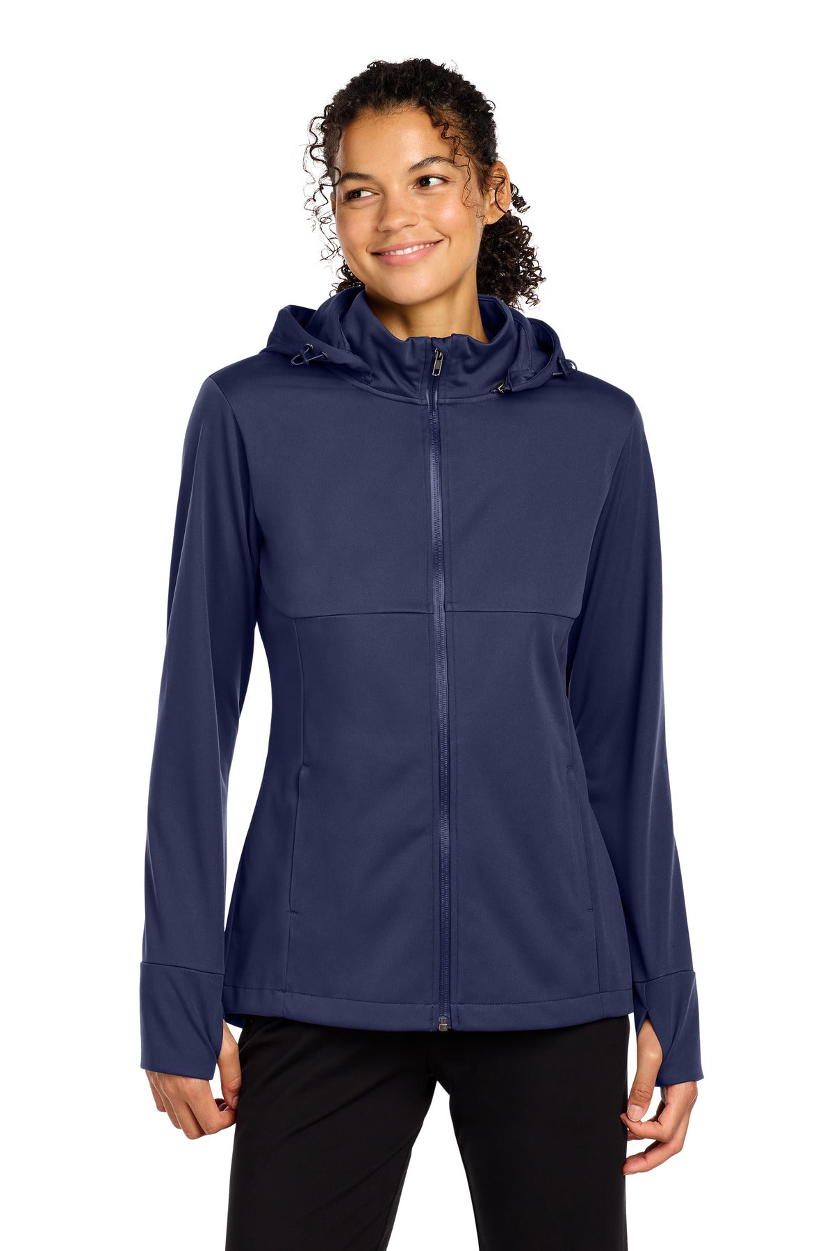 Sport-Tek ® Women's Hooded Soft Shell Jacket LST980