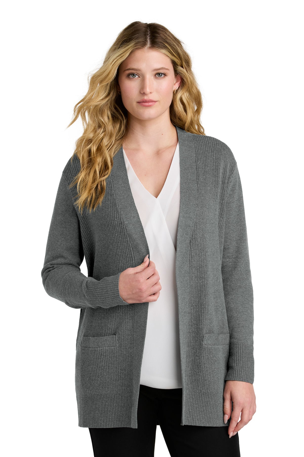 Port Authority ® Women's Easy Care Open-Front Cardigan Sweater LSW2890