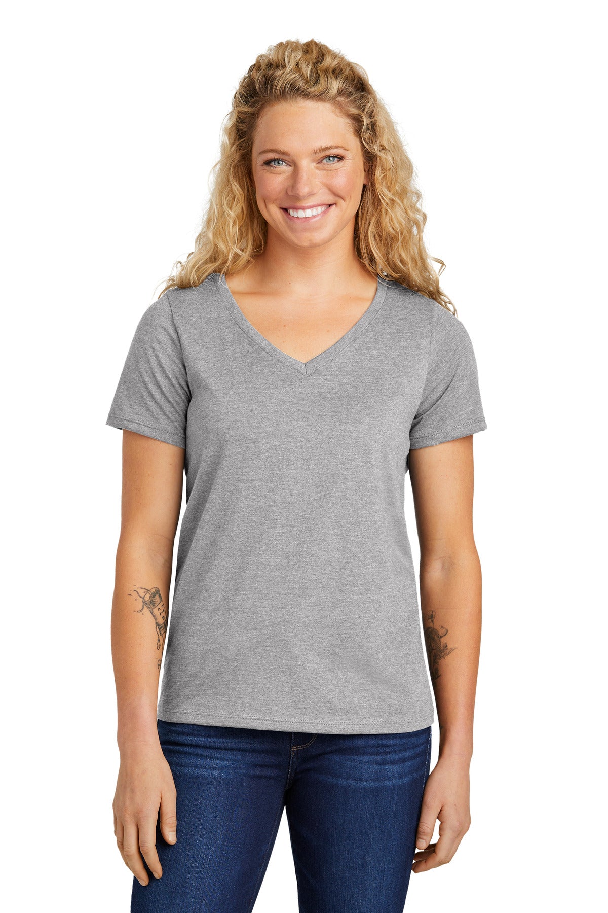 Volunteer Knitwear ™ Women's Daily V-Neck Tee LVL45V
