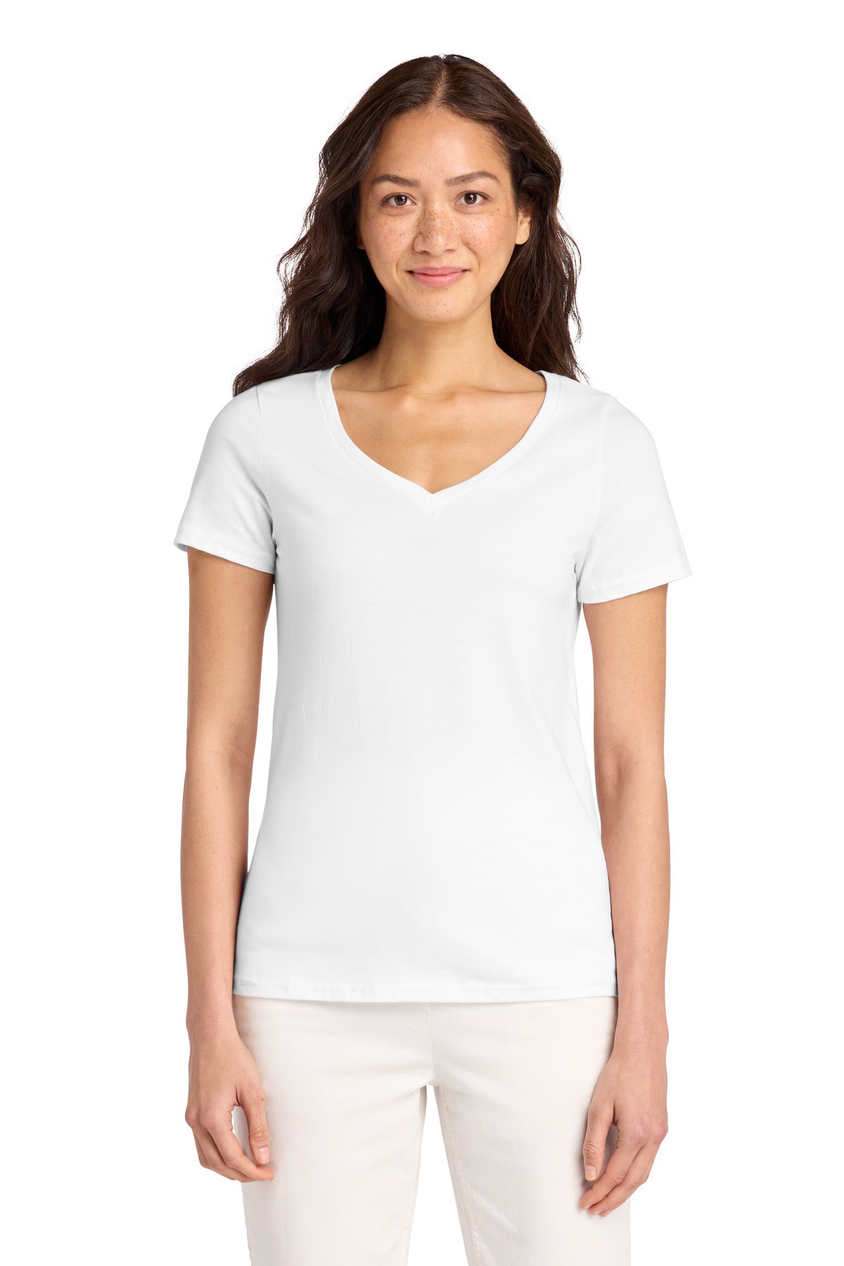 Volunteer Knitwear ™ Women's Daily V-Neck Tee LVL45V