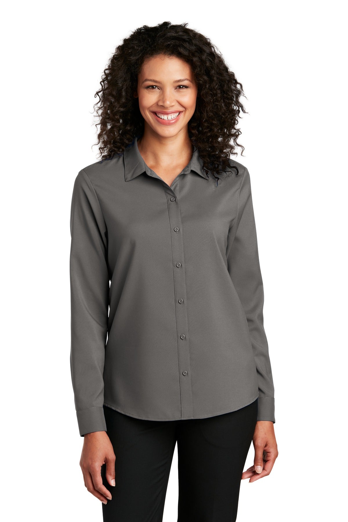 Port Authority ® Women's Long Sleeve Performance Staff Shirt LW401
