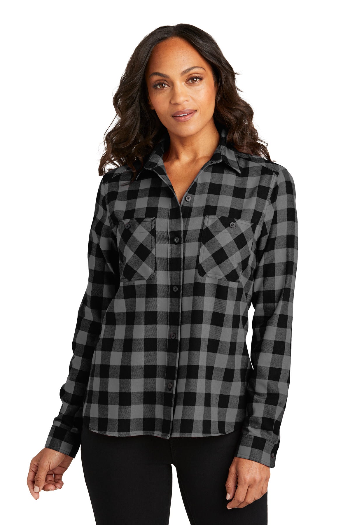 Port Authority ® Women's Plaid Flannel Shirt LW669