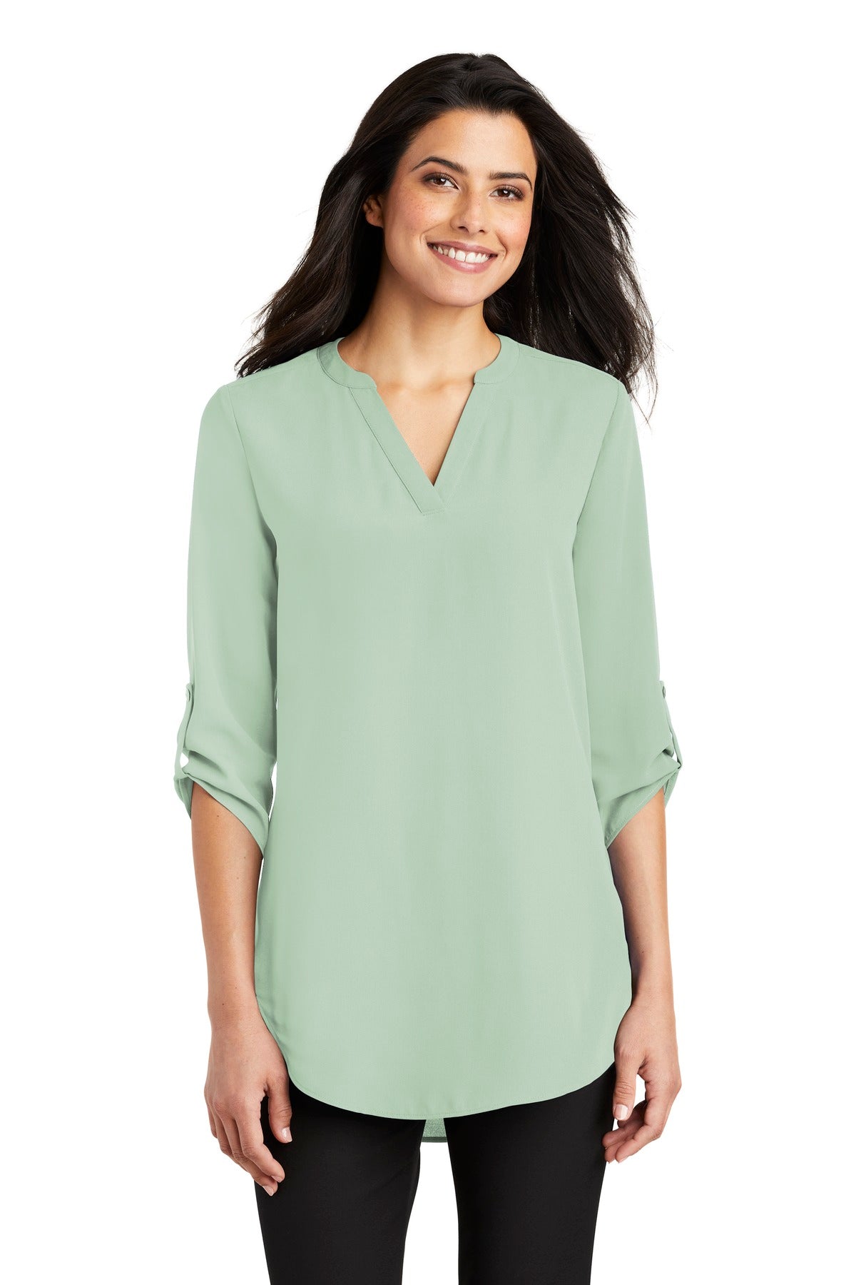 Port Authority ® Women's 3/4-Sleeve Tunic Blouse. LW701