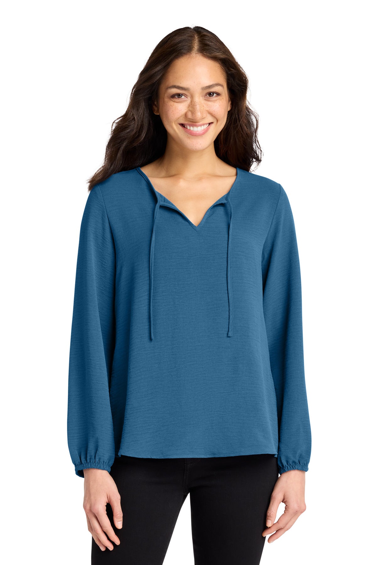 Port Authority ® Women's Textured Crepe Blouse LW714