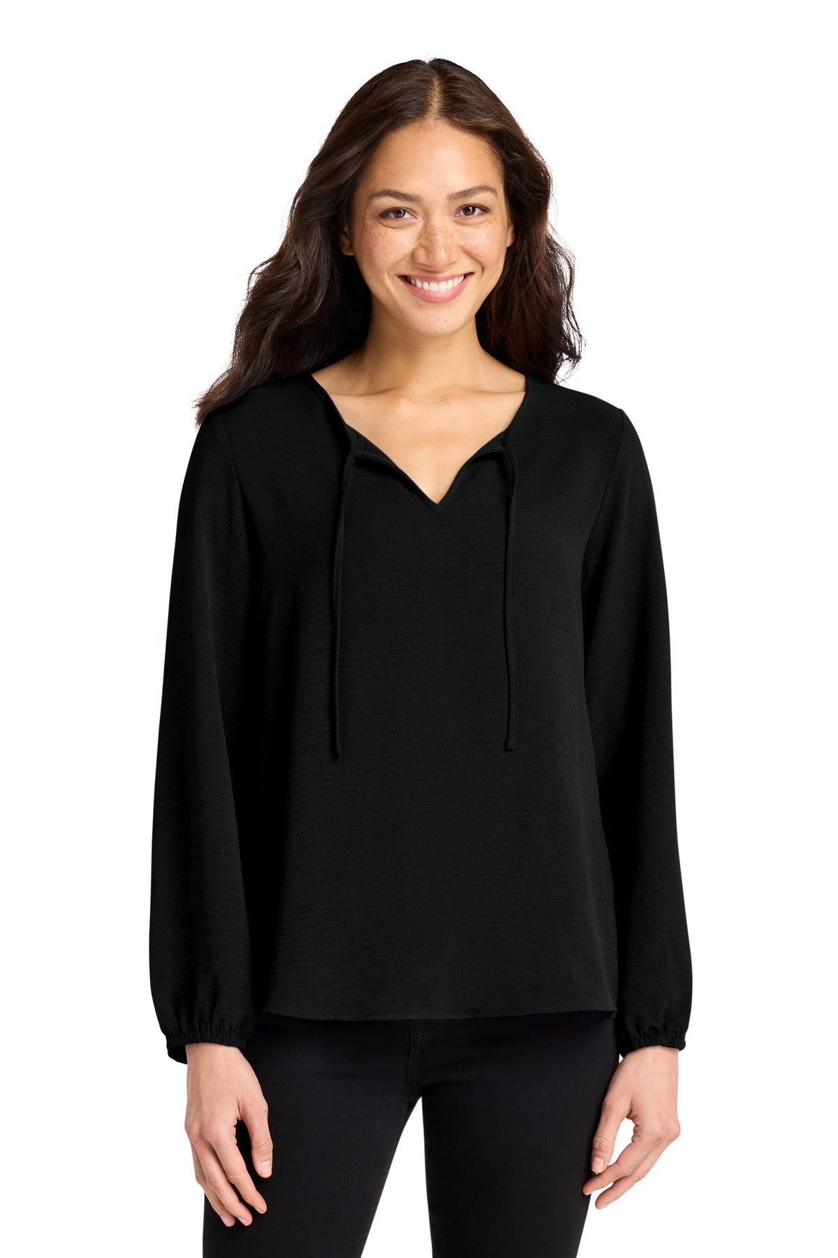 Port Authority ® Women's Textured Crepe Blouse LW714
