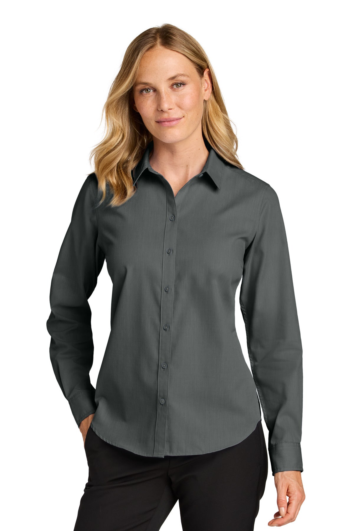 Port Authority ® Women's Long Sleeve Nailhead Easy Care Shirt LW816