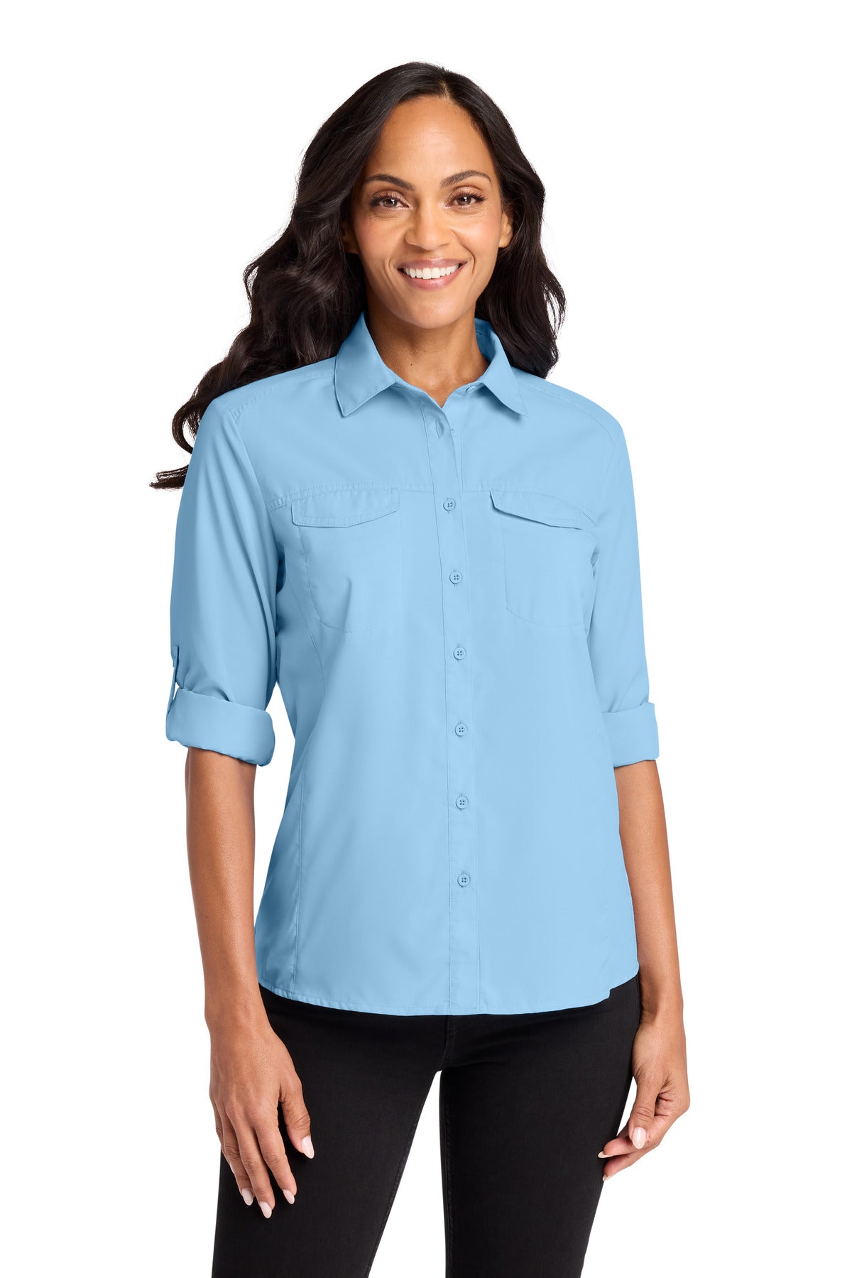 Port Authority ® Women's Long Sleeve UV Daybreak Shirt LW960