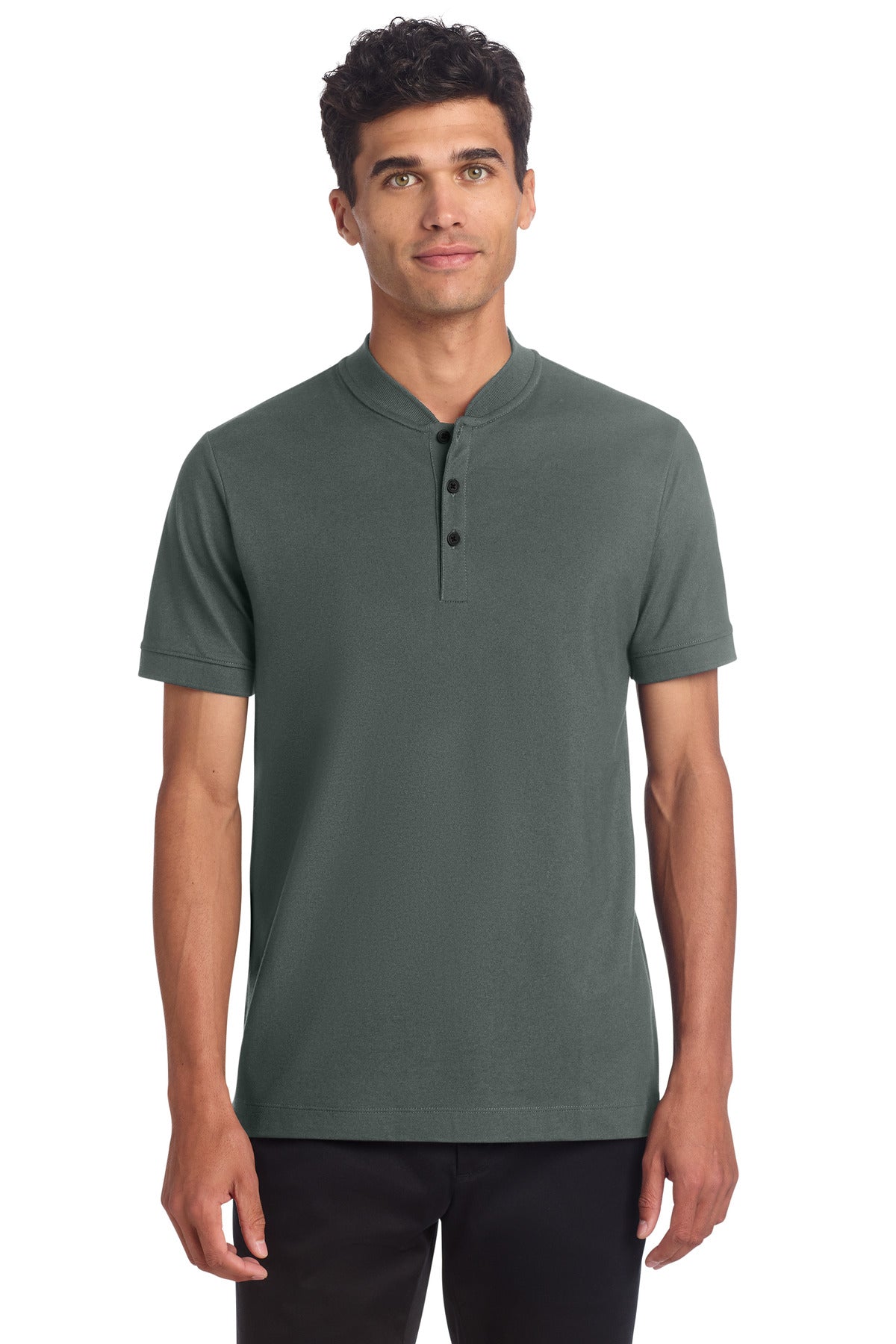 Mercer+Mettle ® Stretch Pique Henley MM1008